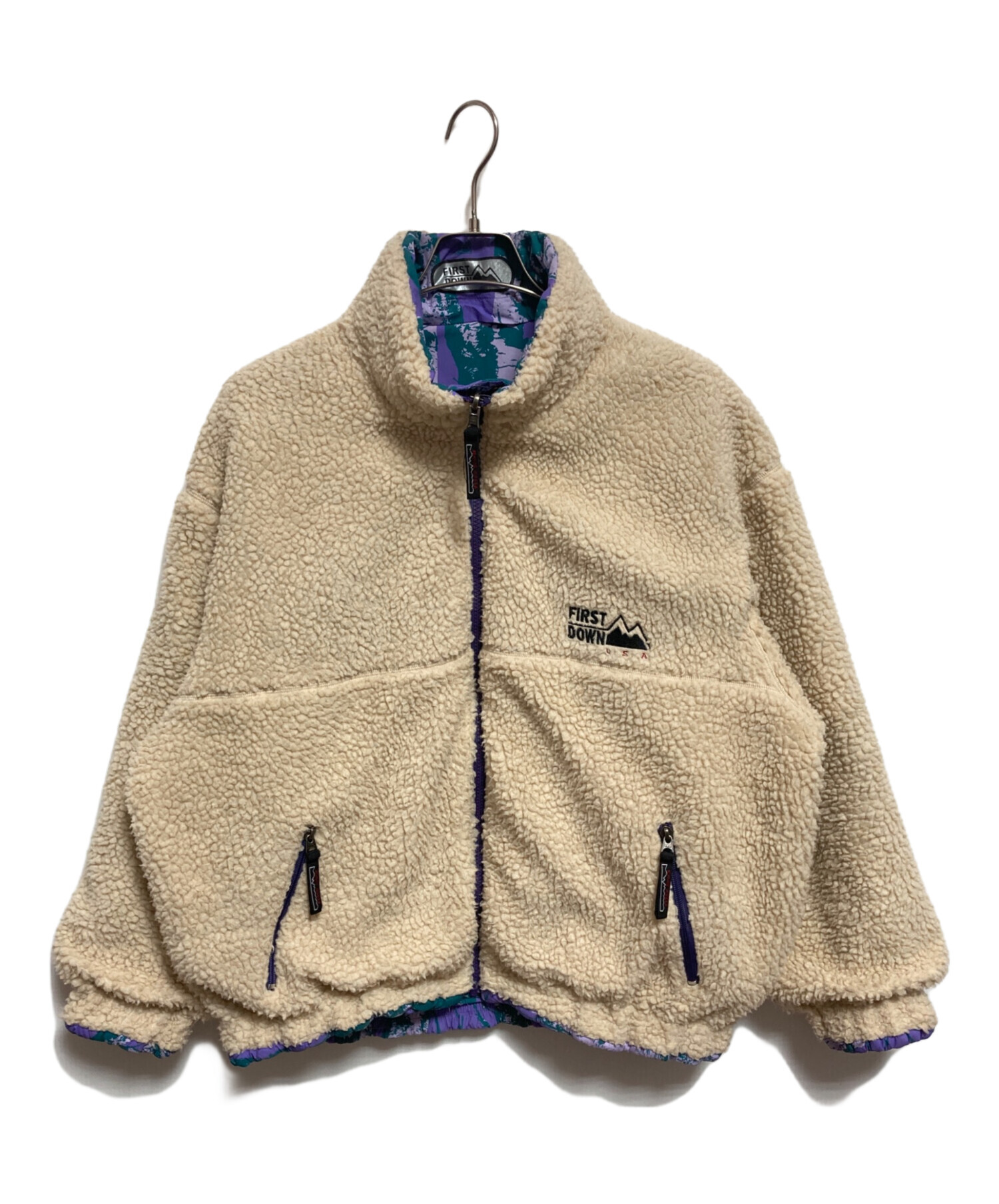 中古・古着通販】FIRST DOWN (ファーストダウン) リバーシブルボア