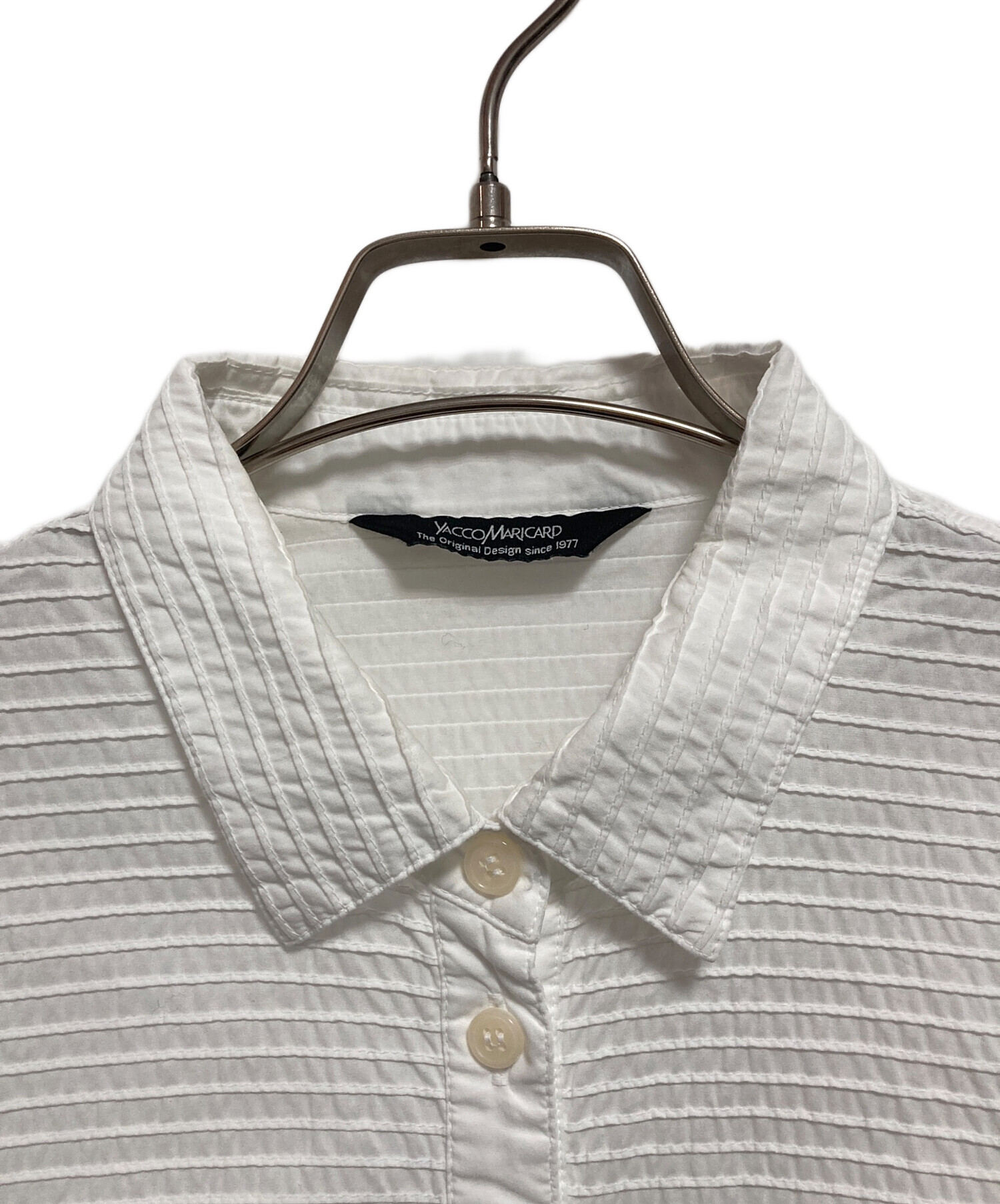 中古・古着通販】YACCO MARICARD (ヤッコマリカルド) ピンタックシャツ