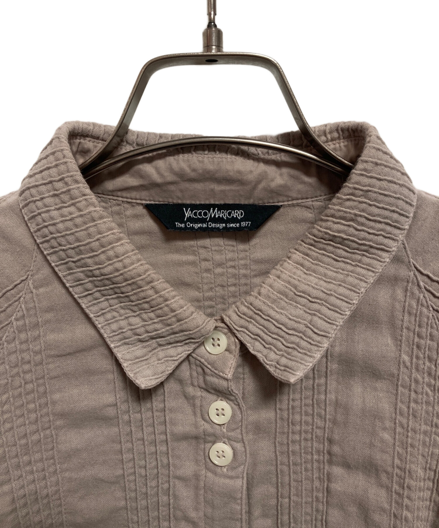 中古・古着通販】YACCO MARICARD (ヤッコマリカルド) ピンタックワイド