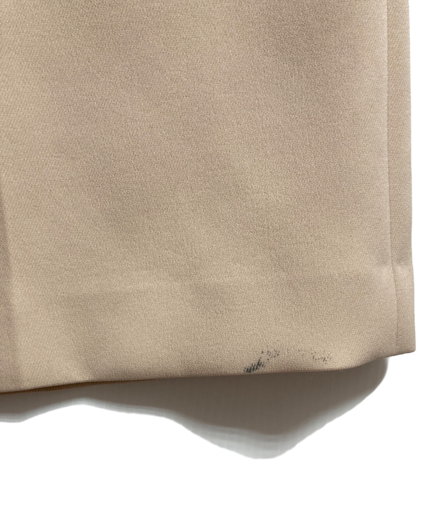 中古・古着通販】COLUMN (コラム) タックワイドパンツ ベージュ サイズ