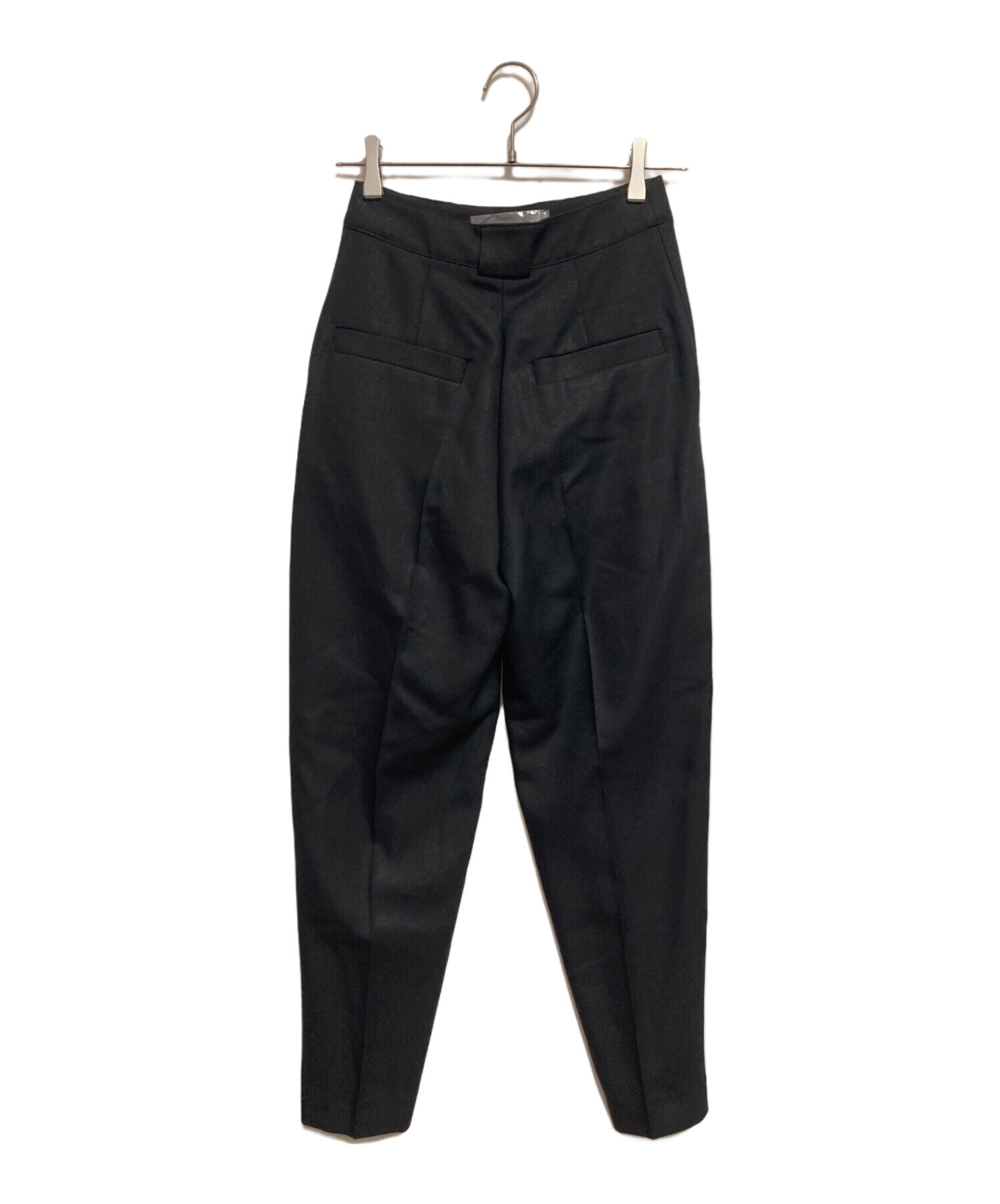 パンツ LOHEN WAIST HARF PANTS 中古・古着通販】LOHEN (ローヘン) バレルパンツ ブラック サイズ:36