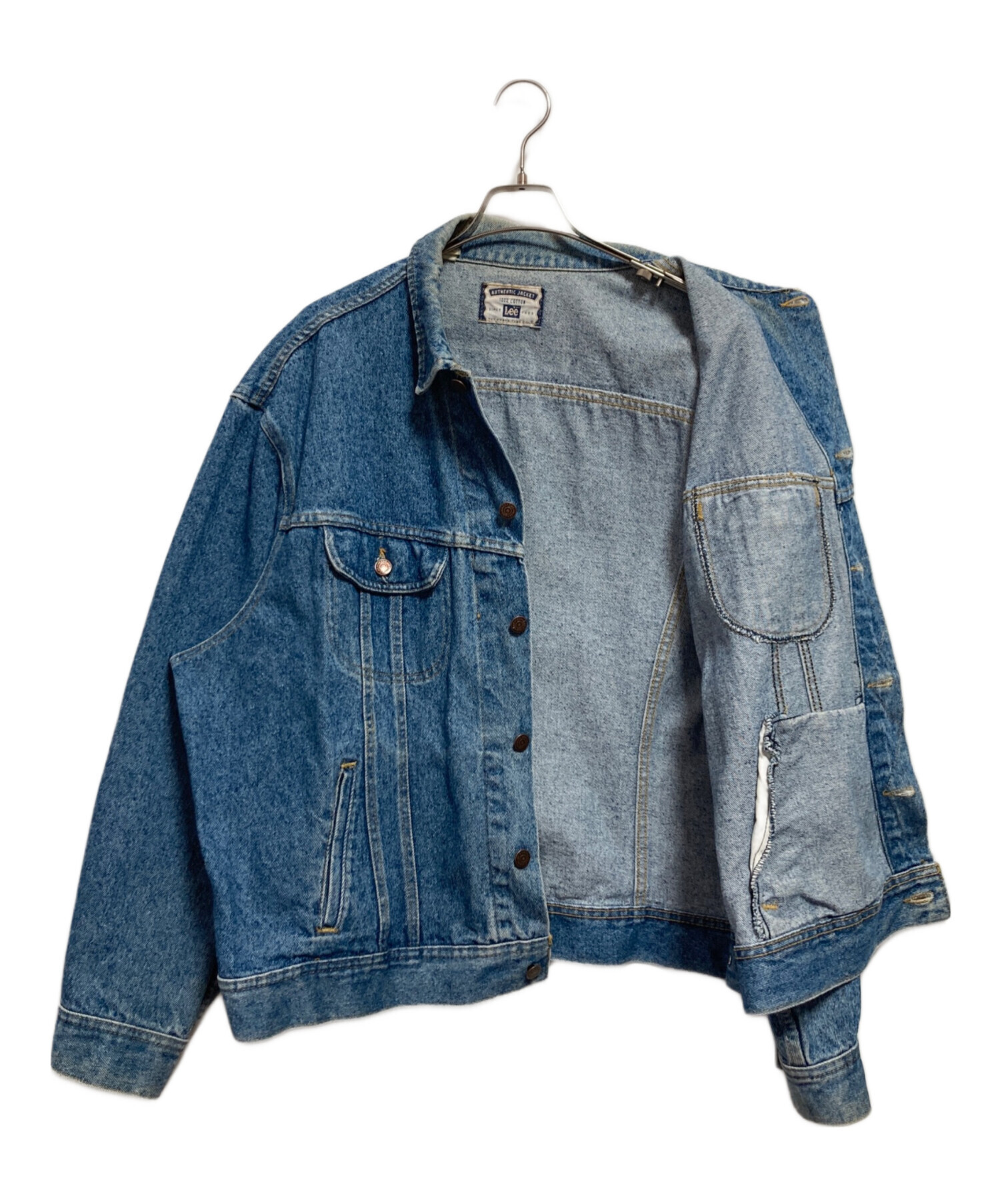 中古・古着通販】LEE (リー) デニムジャケット インディゴ サイズ:XXL 