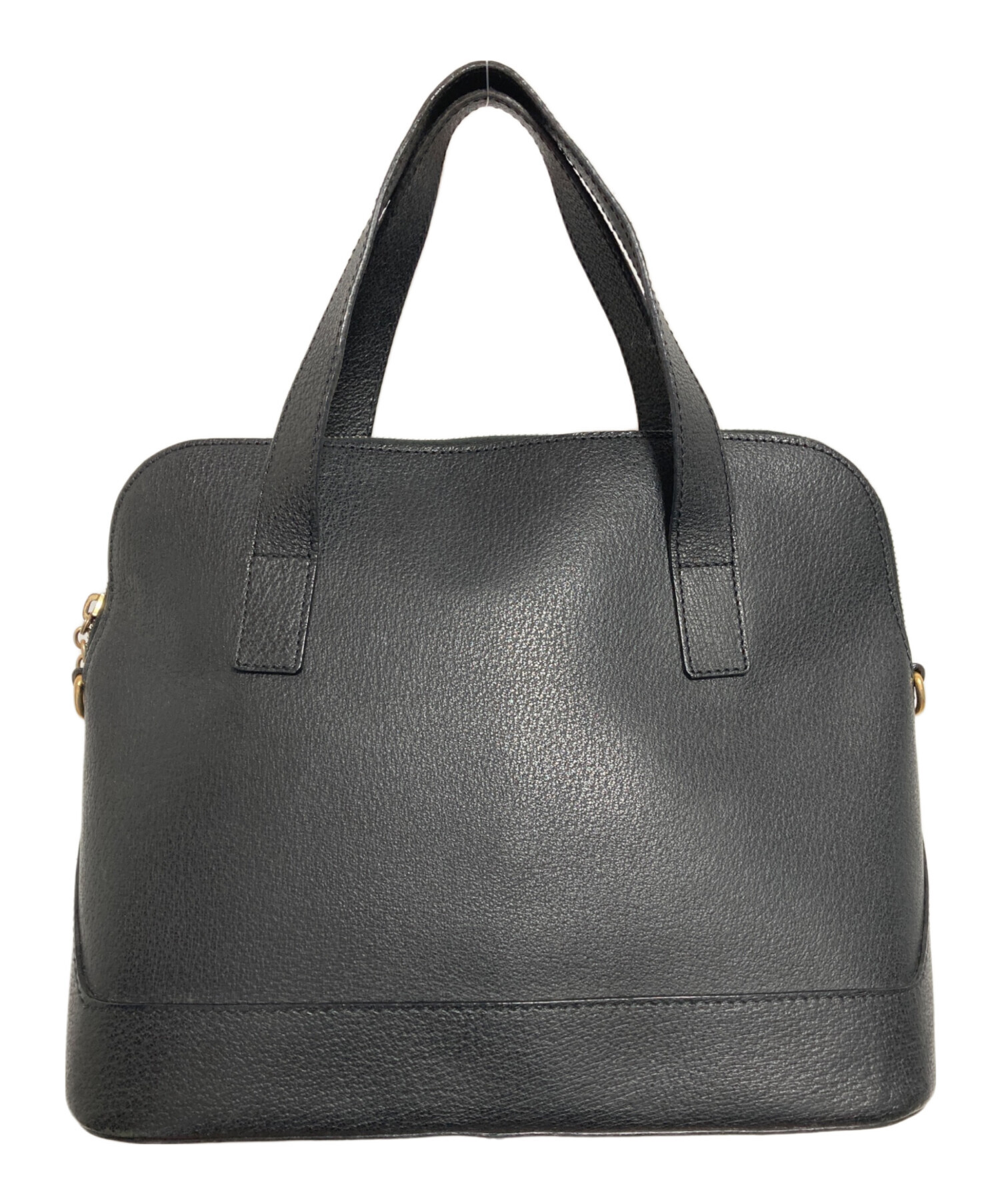 CELINE セリーヌ　 ハンドバッグ ブラック 中古・古着通販】CELINE (セリーヌ) ハンドバッグ ブラック｜ブランド