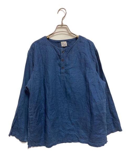 中古・古着通販】orSlow (オアスロウ) インディゴリネンプルオーバー