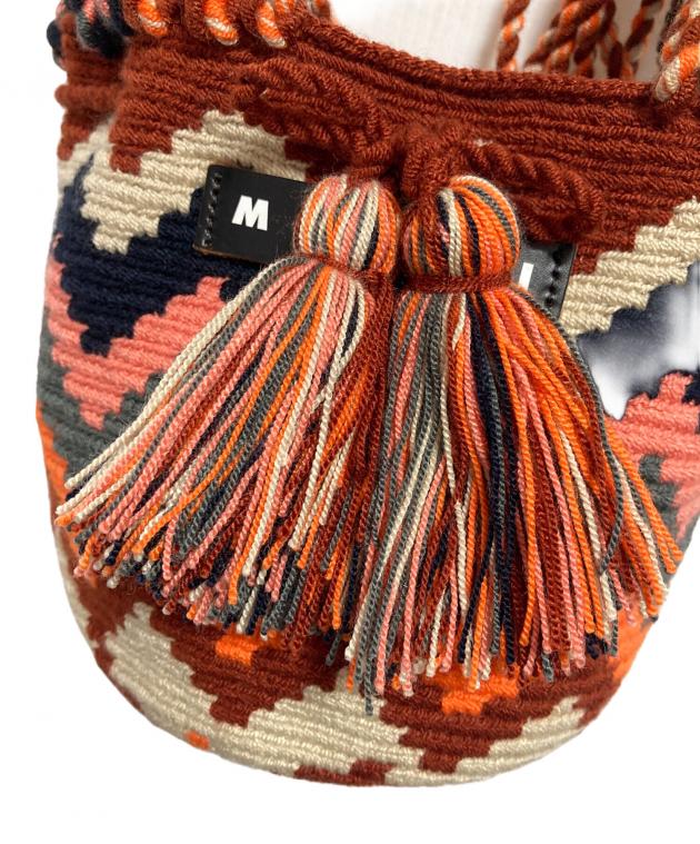 中古・古着通販】MARNI (マルニ) ニットバッグ スモール オレンジ