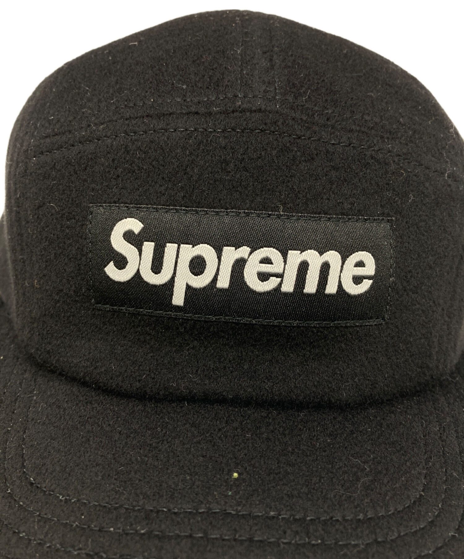 中古・古着通販】SUPREME (シュプリーム) Wool Camp Cap ブラック