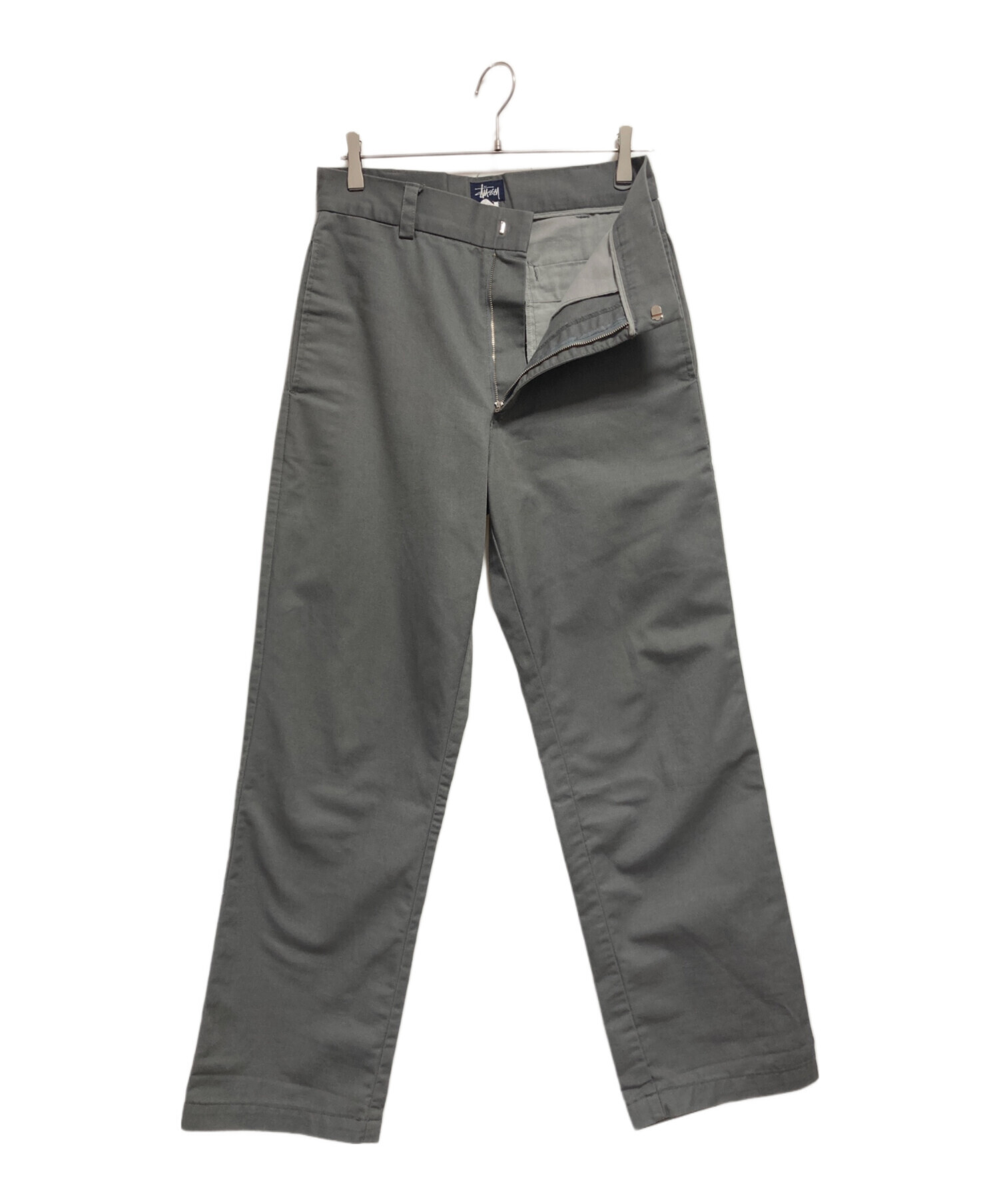 中古・古着通販】stussy (ステューシー) ワークパンツ グレー サイズ