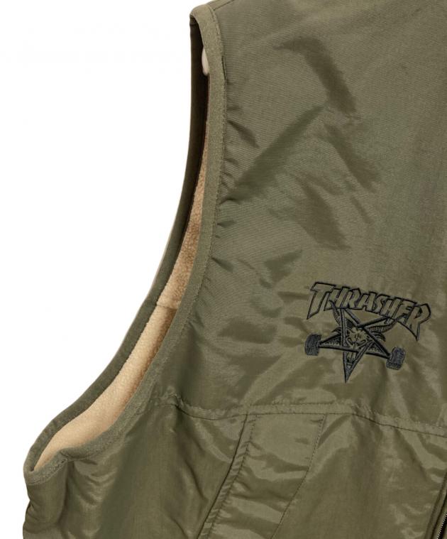 中古・古着通販】THRASHER (スラッシャー) リバーシブルベスト 