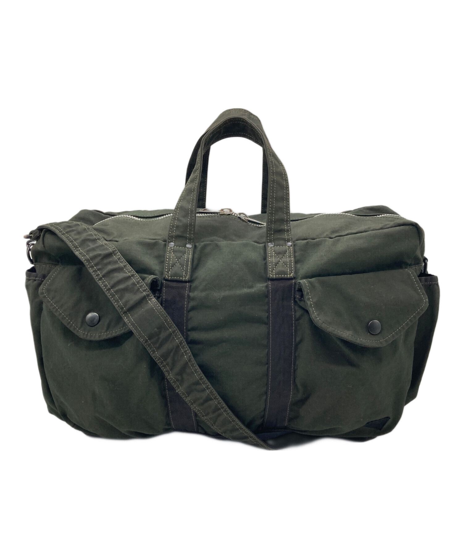 中古・古着通販】PORTER (ポーター) CRAG 2WAY BOSTON BAG(S) オリーブ