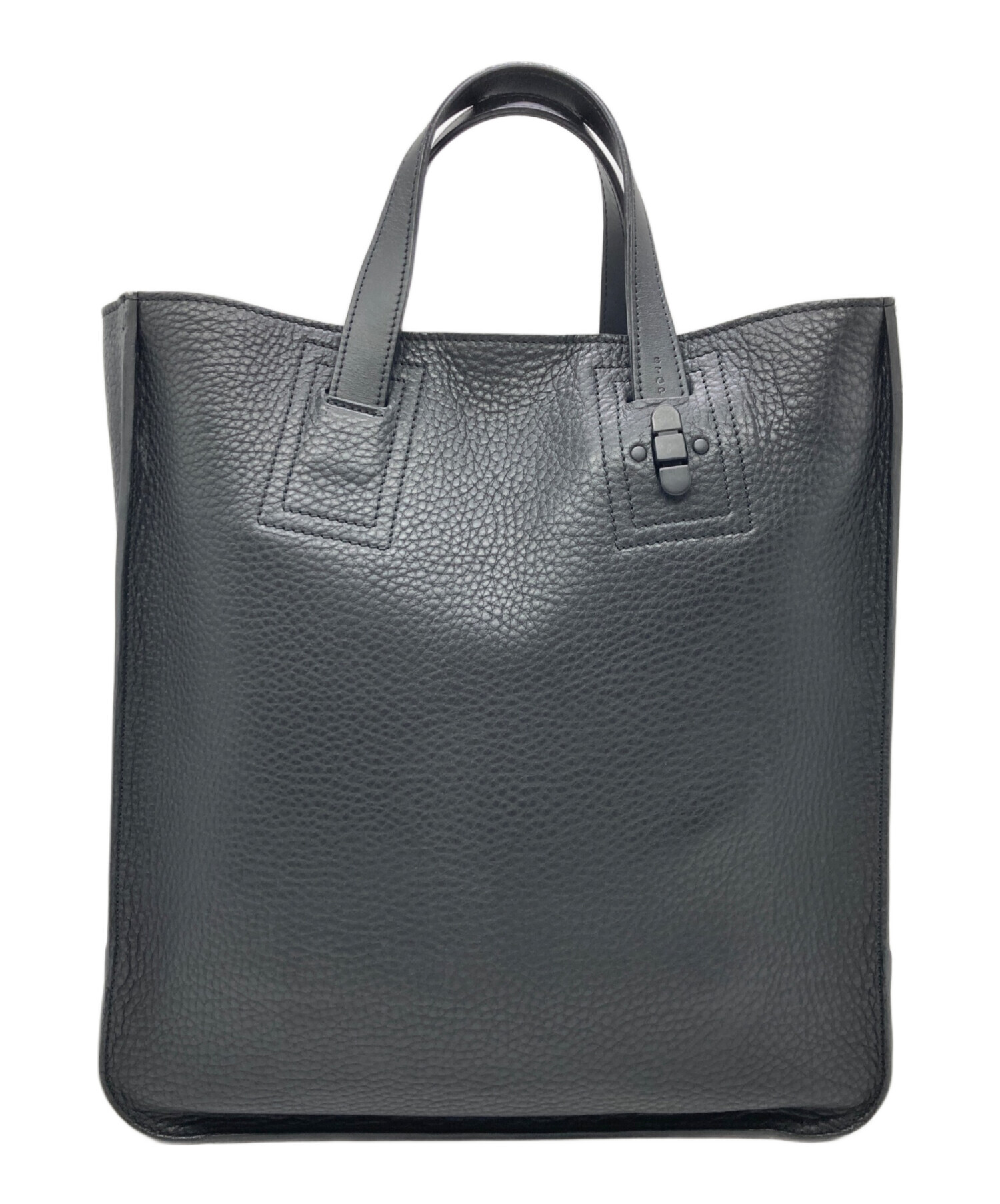 中古・古着通販】TOMOE (トモエ) レザートートバッグ ブラック