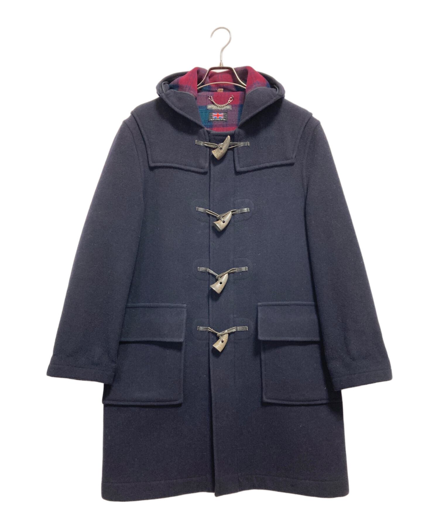 美品 Brooks Brothers ダッフルコート Mサイズ 現行 ネイビー 中古・古着通販】BROOKS BROTHERS (ブルックスブラザーズ) ダッフル