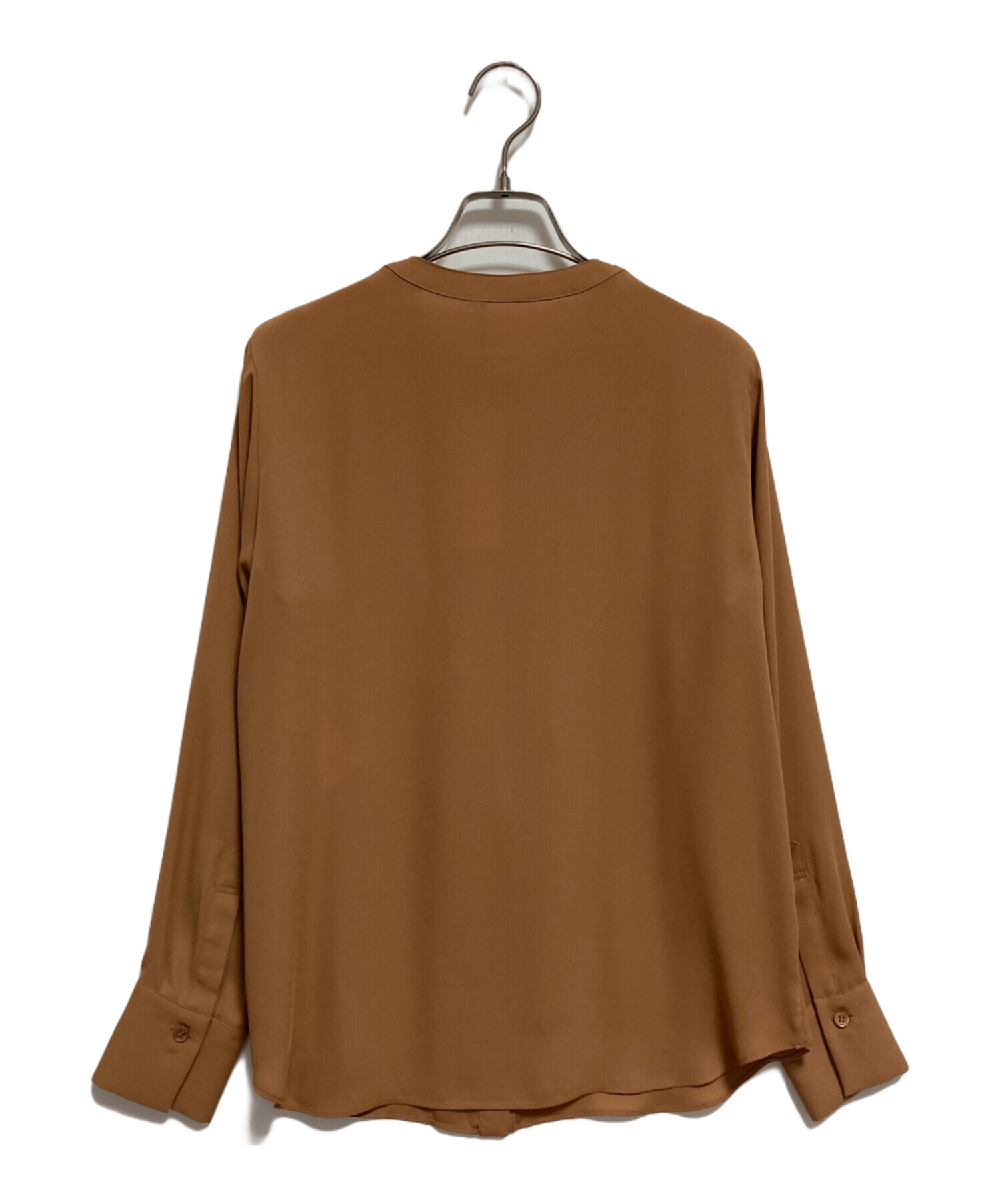 中古・古着通販】BEIGE (ベイジ) MAKALU フリルブラウス ベージュ 