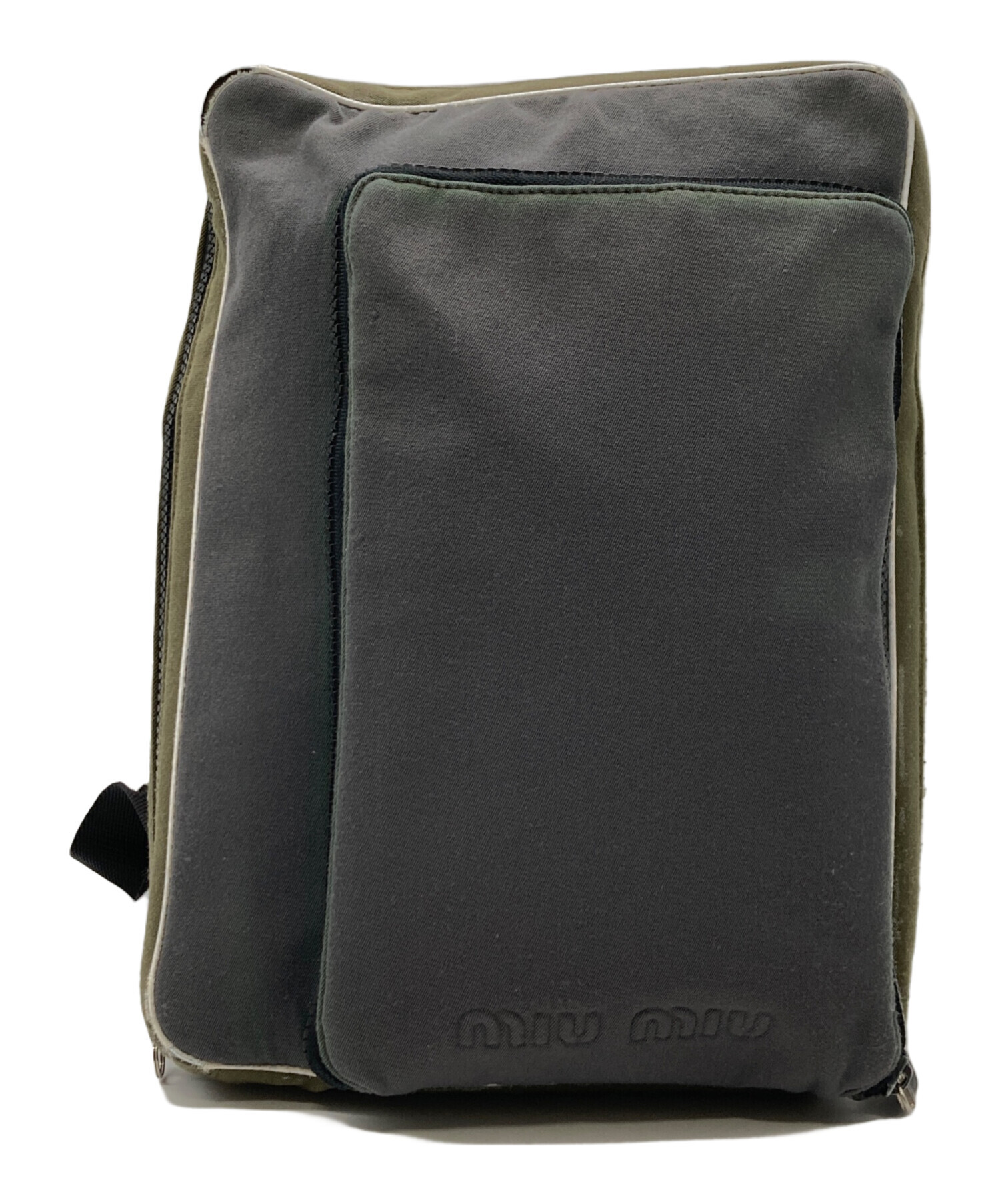 中古・古着通販】MIU MIU (ミュウミュウ) クロスボディバッグ グレー