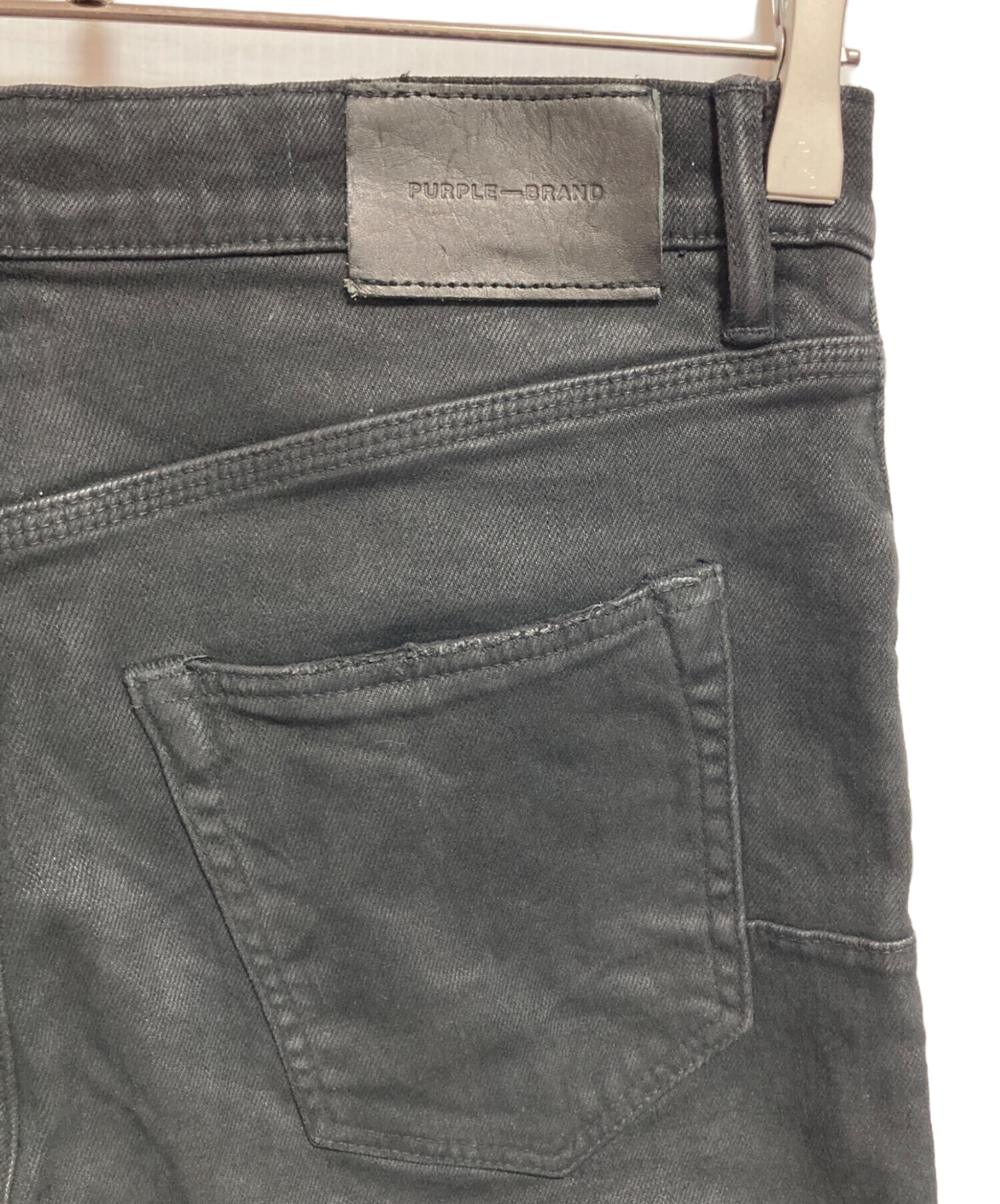 中古・古着通販】PURPLE-BRAND (パープル ブランド) 加工スキニー