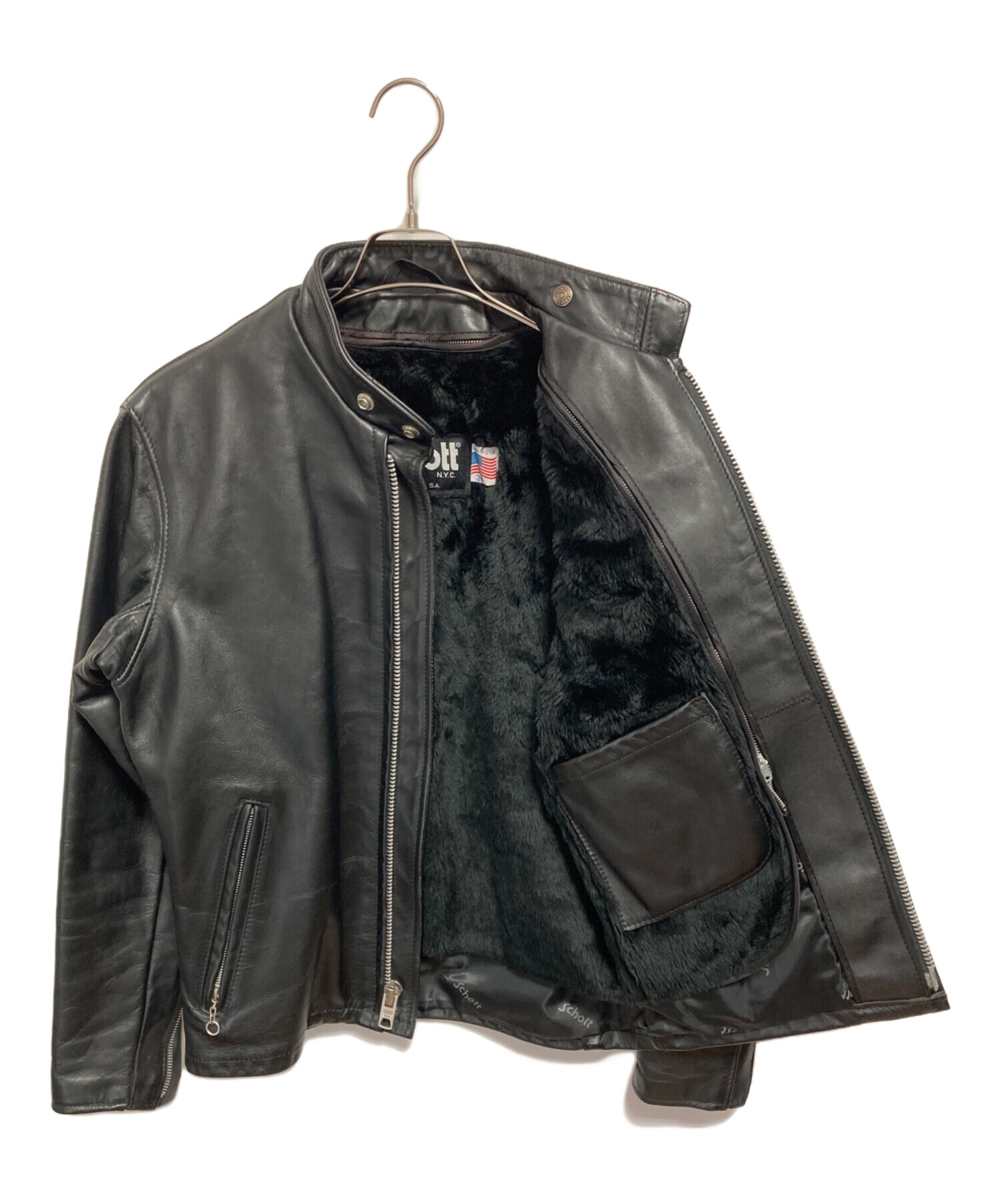 中古・古着通販】Schott (ショット) 641 ライナー付き スタンドカラー