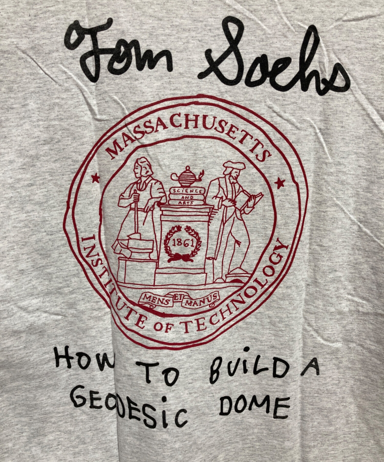 中古・古着通販】Tom Sachs (トム・サックス) プリントTシャツ グレー