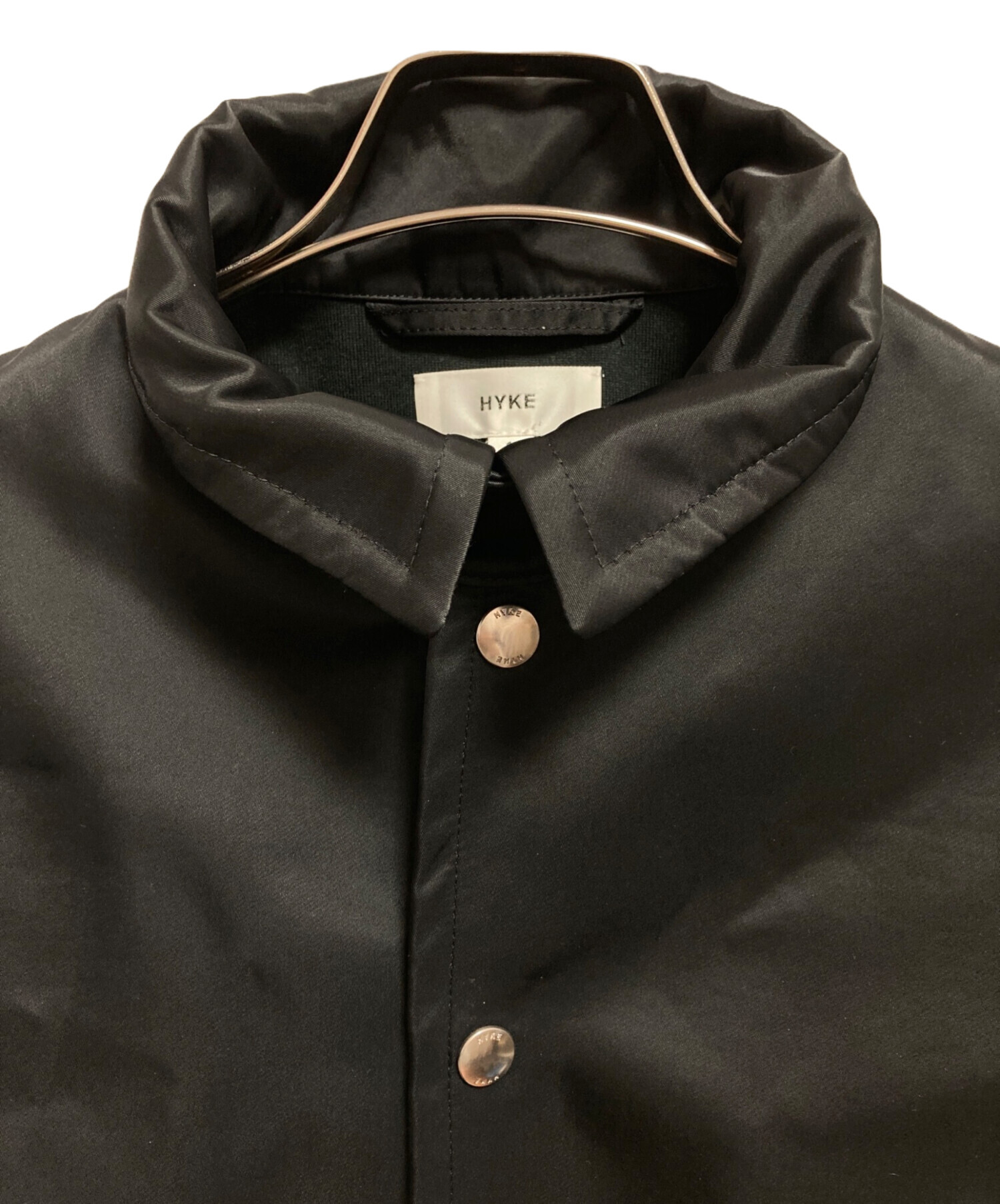 HYKE ハイク　コーチジャケット　サイズ2 ブラック HYKE ハイク コーチジャケット size2 黒 - メルカリ