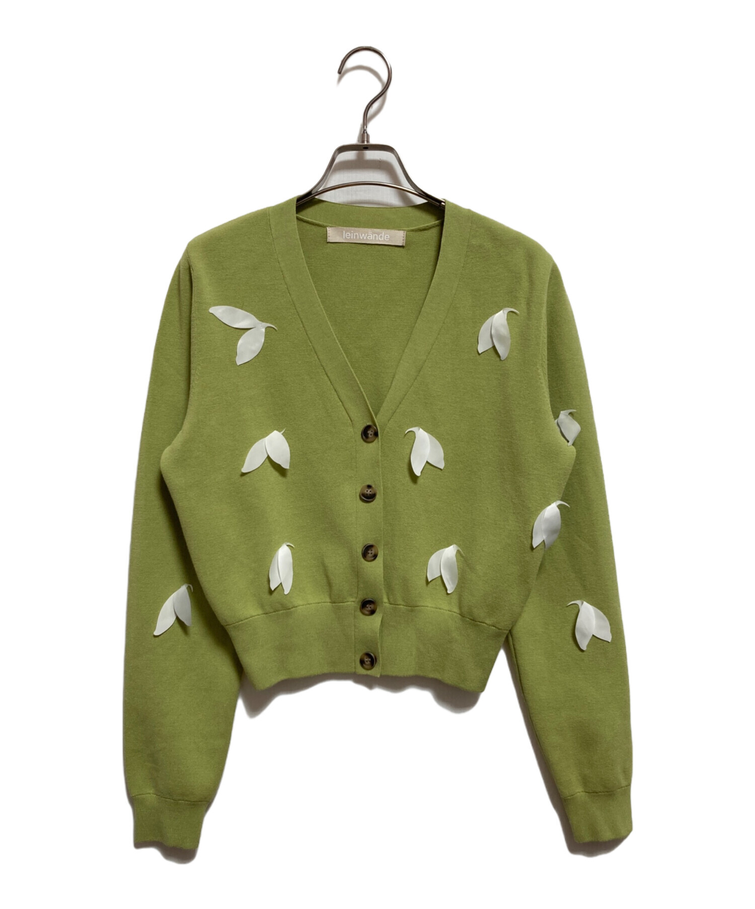 中古・古着通販】LEINWANDE (ラインヴァンド) Sprout Knitted Cardigan