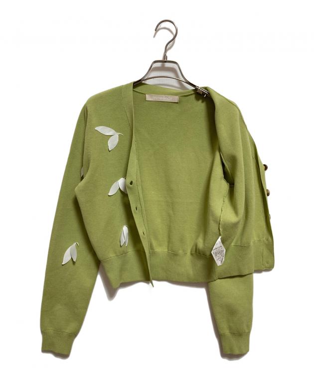 中古・古着通販】LEINWANDE (ラインヴァンド) Sprout Knitted Cardigan