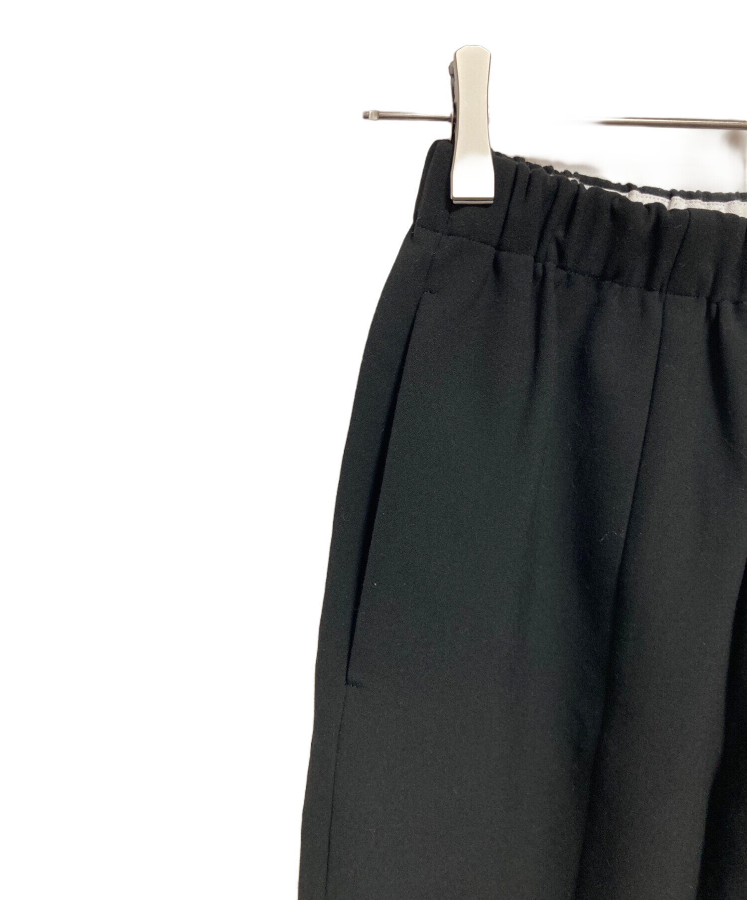 ENFOLD キュロットパンツ　BLK 36 未使用　新作 中古・古着通販】ENFOLD (エンフォルド) FRONT-CURVE PANTS ブラック