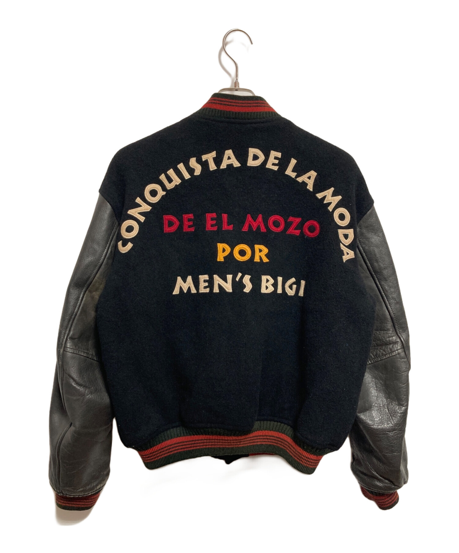 中古・古着通販】MEN'S BIGI (メンズビギ) ウールスタジャン ブラック