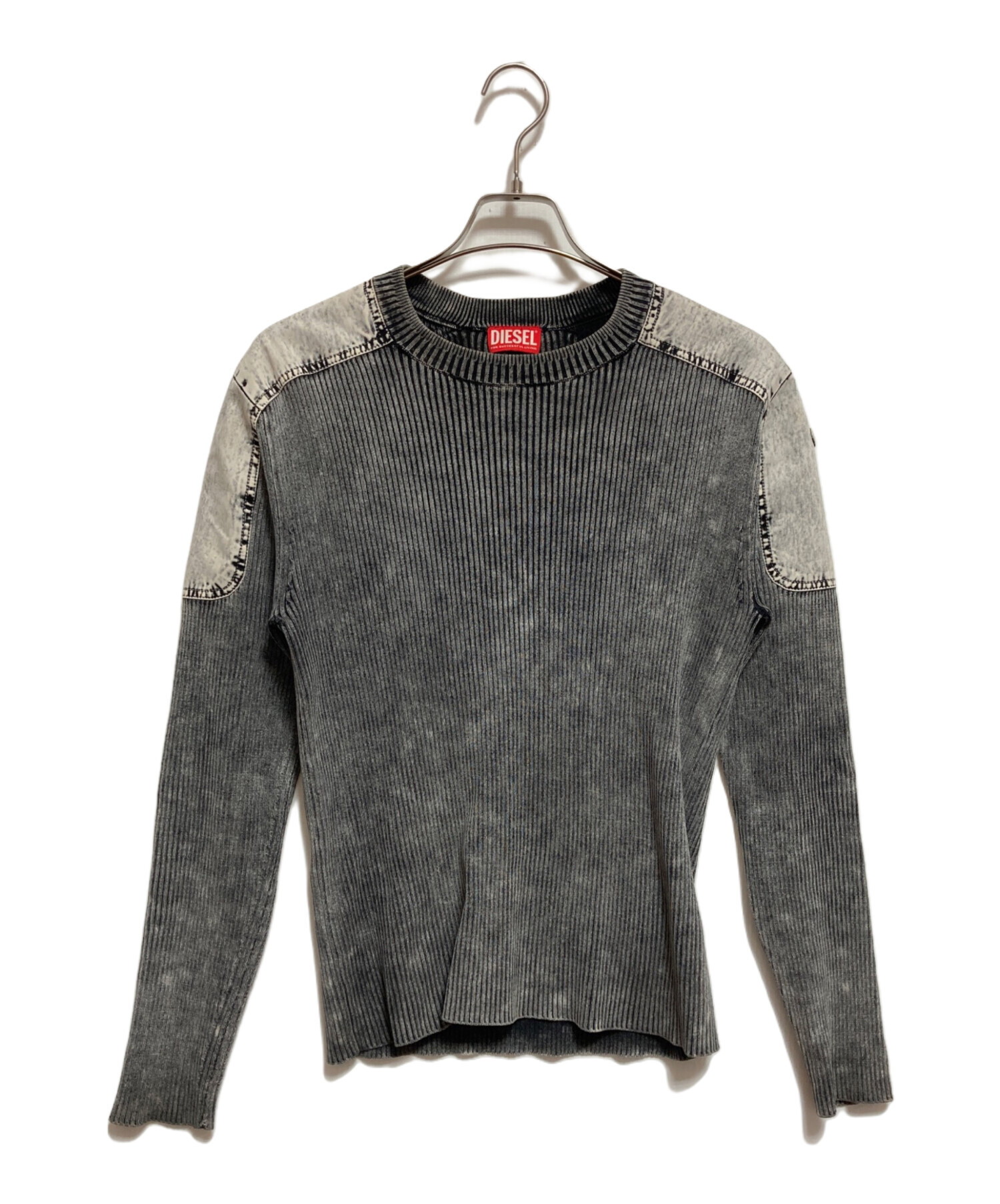 DIESEL ディーゼル ニット・セーター S グレー 【古着】【中古】【送料無料】 中古・古着通販】DIESEL (ディーゼル) S-PEWTER グレー サイズ:S