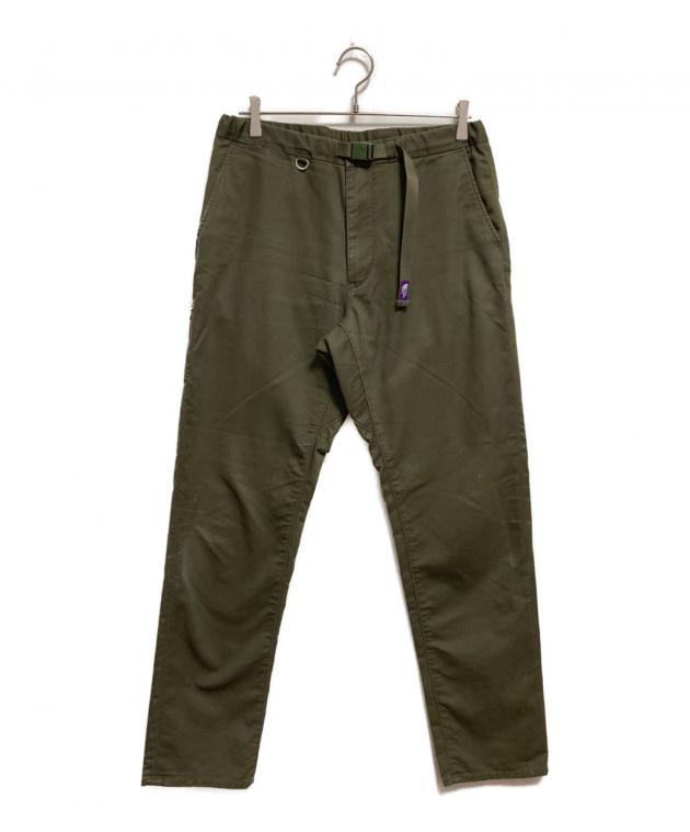 美品✨ ノースフェイス パープルレーベル ストレッチツイル テーパードパンツ 緑 中古・古着通販】THE NORTHFACE PURPLELABEL (ザ・ノースフェイス