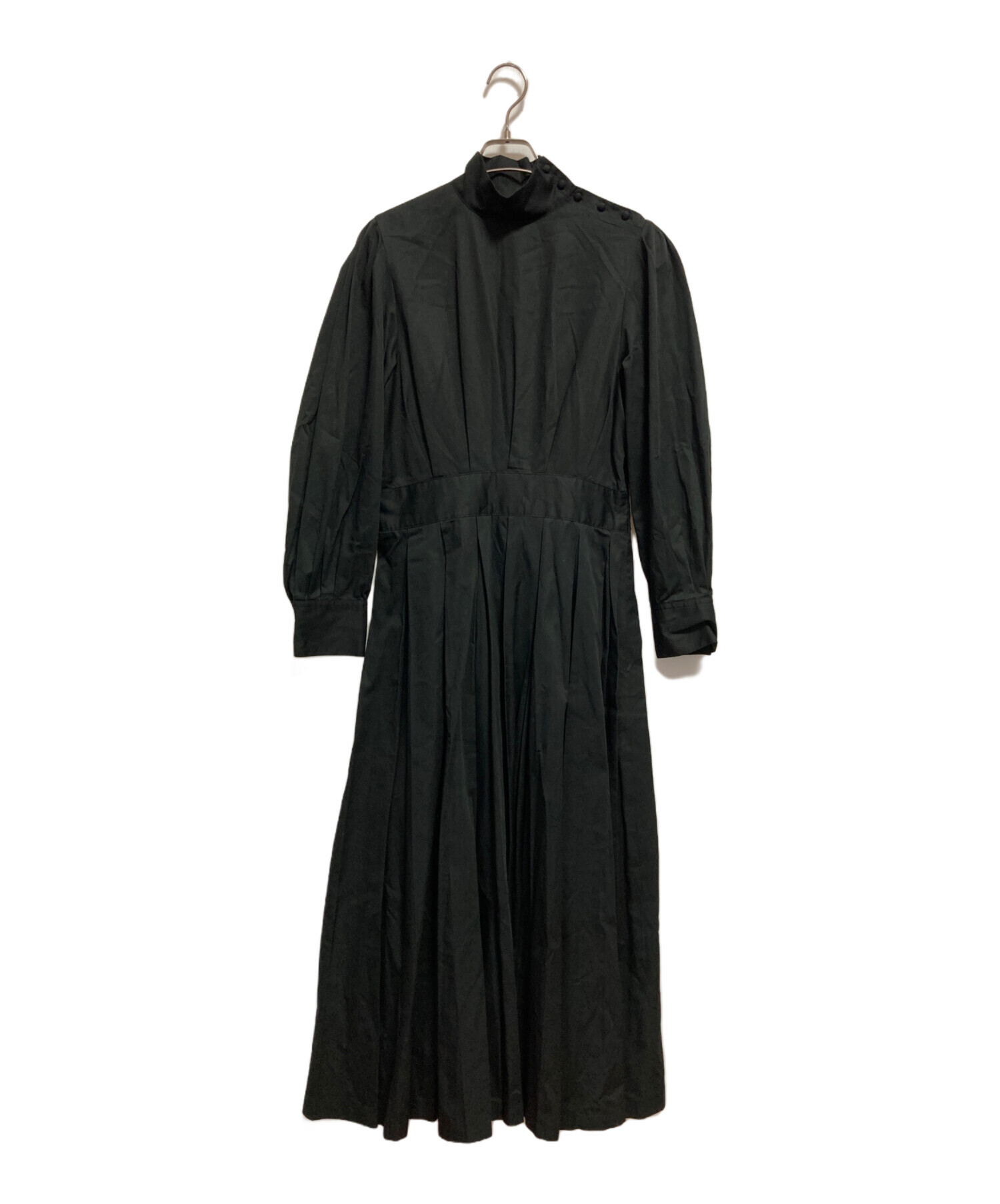 美品 foufou【THE DRESS #43】ブラック 黒 ワンピース ドレス 中古・古着通販】foufou (フーフー ザドレス) THE DRESS #06 ブラック