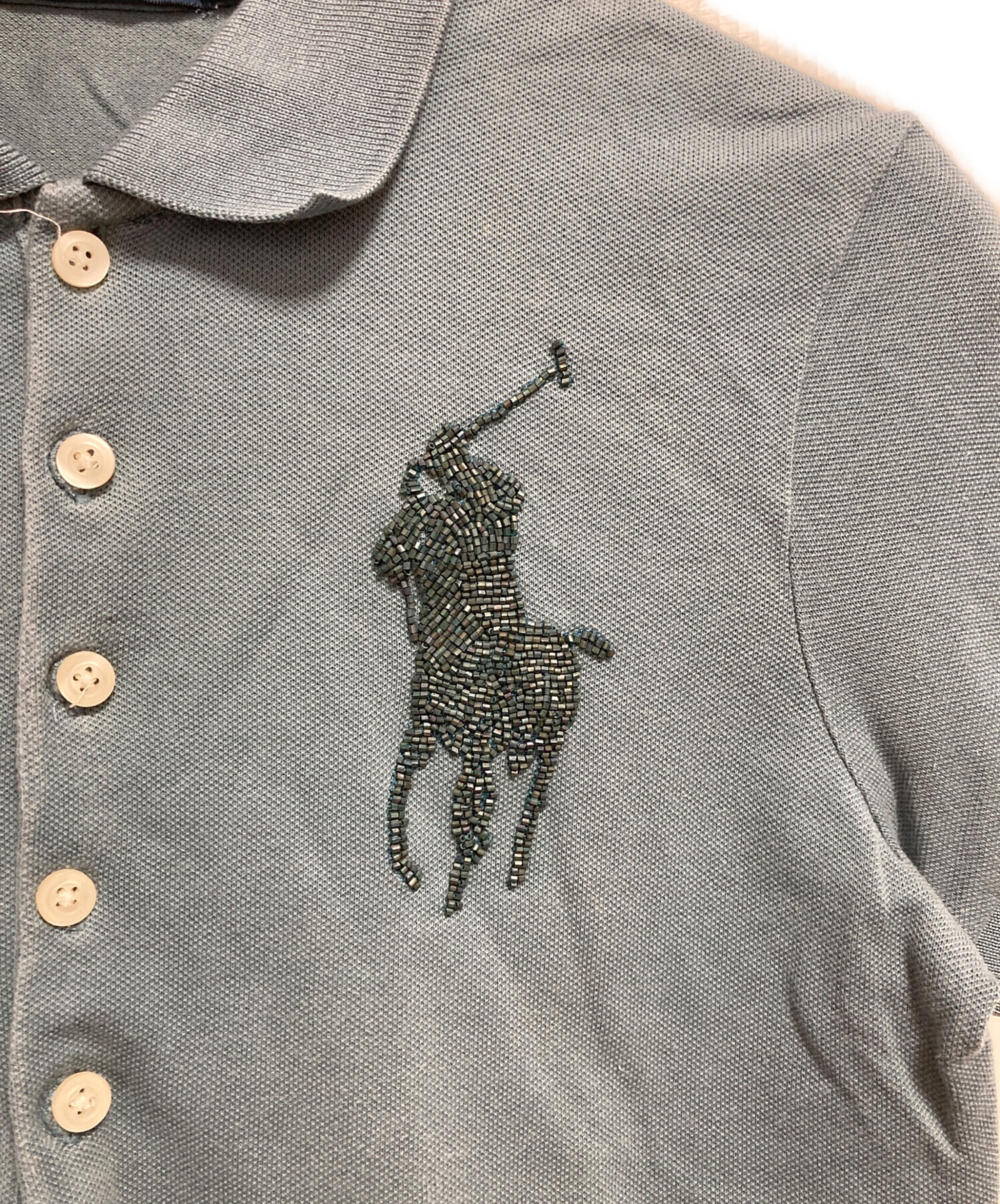 中古・古着通販】RALPH LAUREN (ラルフローレン) ビーズ刺繍ビッグ