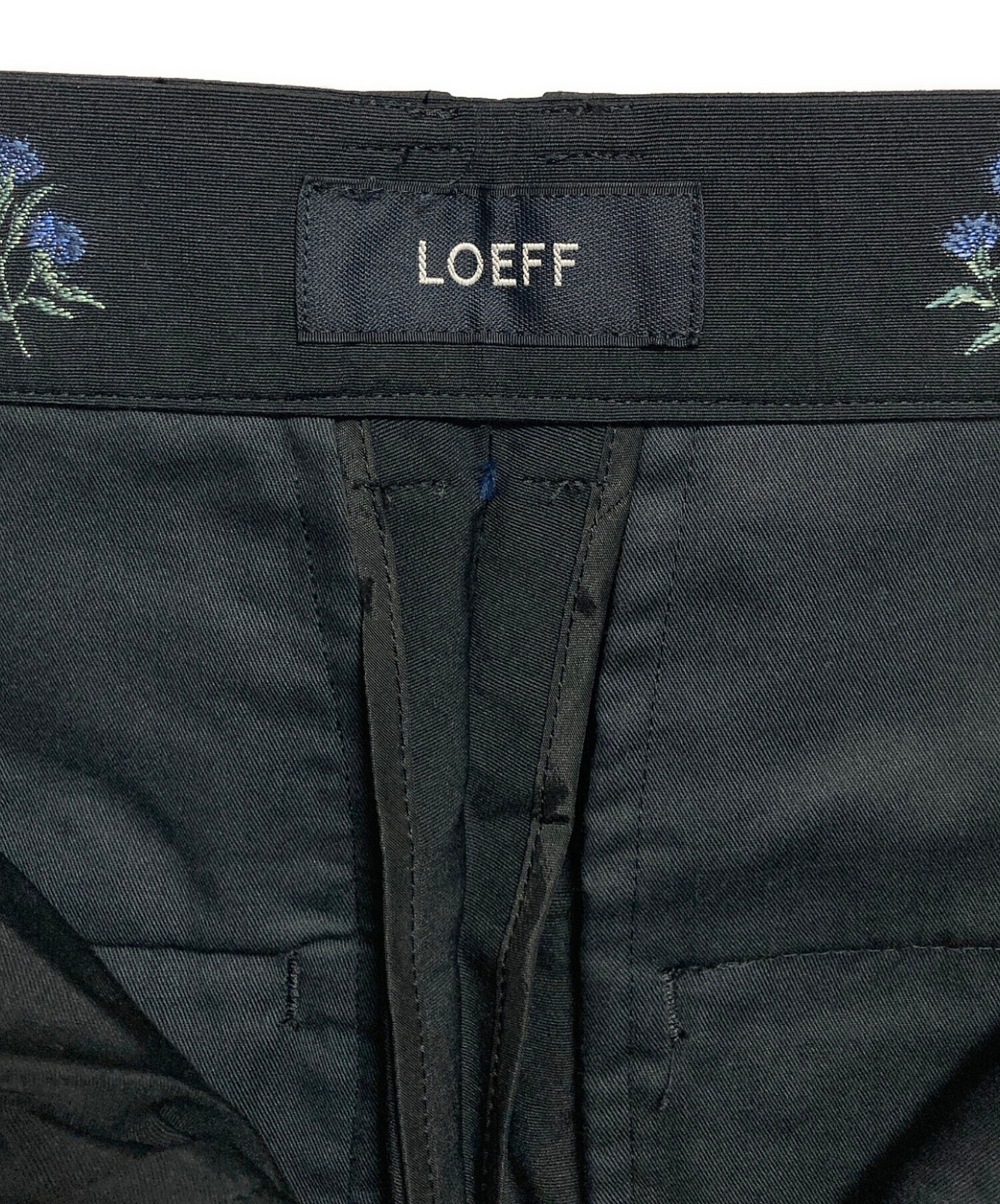 中古・古着通販】LOEFF (ロエフ) アザミ ジャカード クロップドパンツ