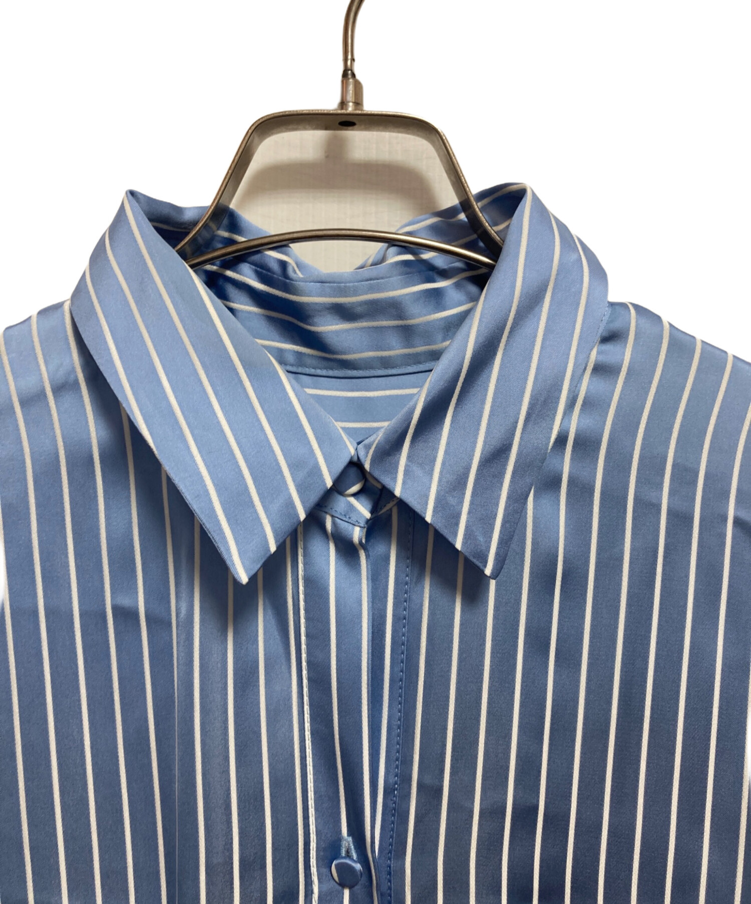 中古・古着通販】MYLAN (マイラン) Bi-Color Stripe Shirt Dress