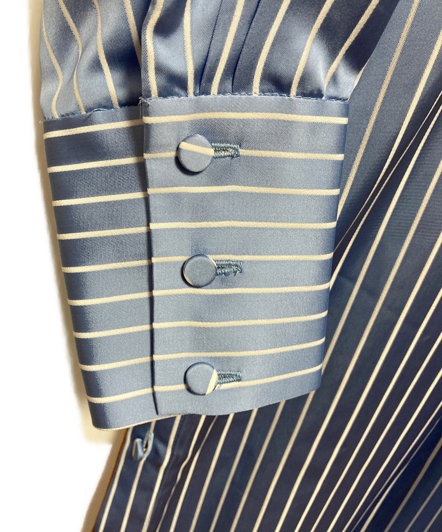 MYLAN マイラン 中古・古着通販】MYLAN (マイラン) Bi-Color Stripe Shirt Dress