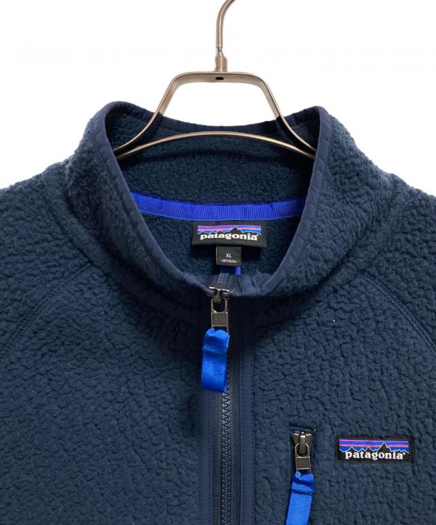 【早い者勝ち】patagonia ネイビー ジャケット XL 14 中古・古着通販】Patagonia (パタゴニア) レトロパイルジャケット