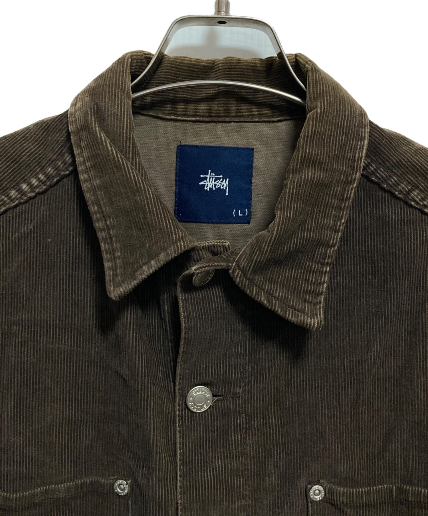 中古・古着通販】stussy (ステューシー) コーデュロイカバーオール