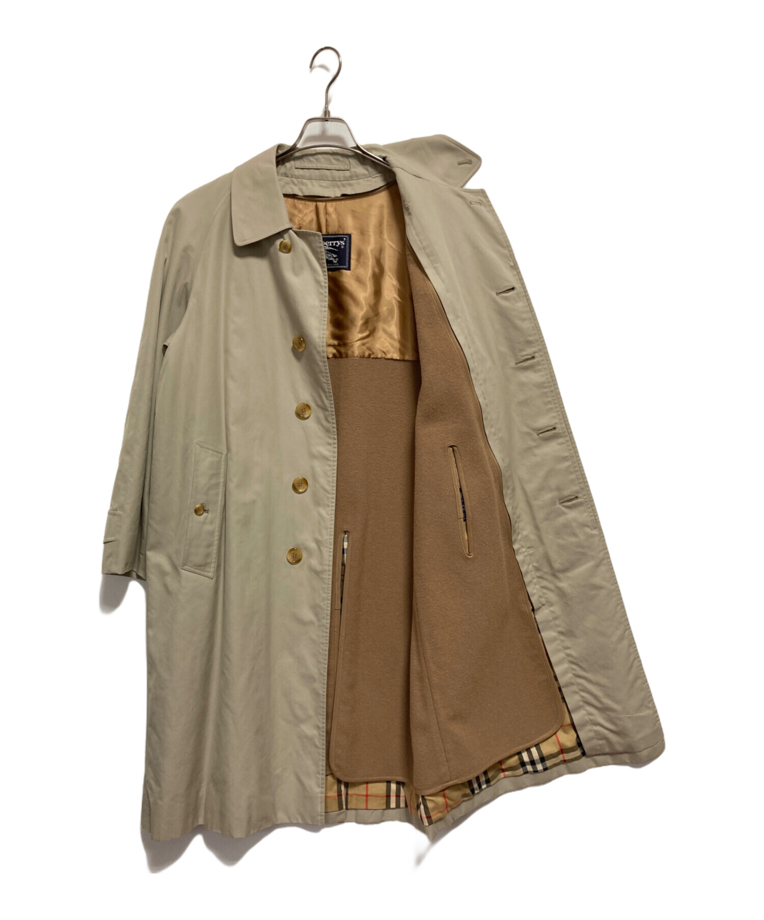 Burberrys バーバリー　ベージュ コート　フード・ライナー付き　XL 楽天市場】BURBERRY(バーバリー) サイズ:48 ベルト付きキャッスル
