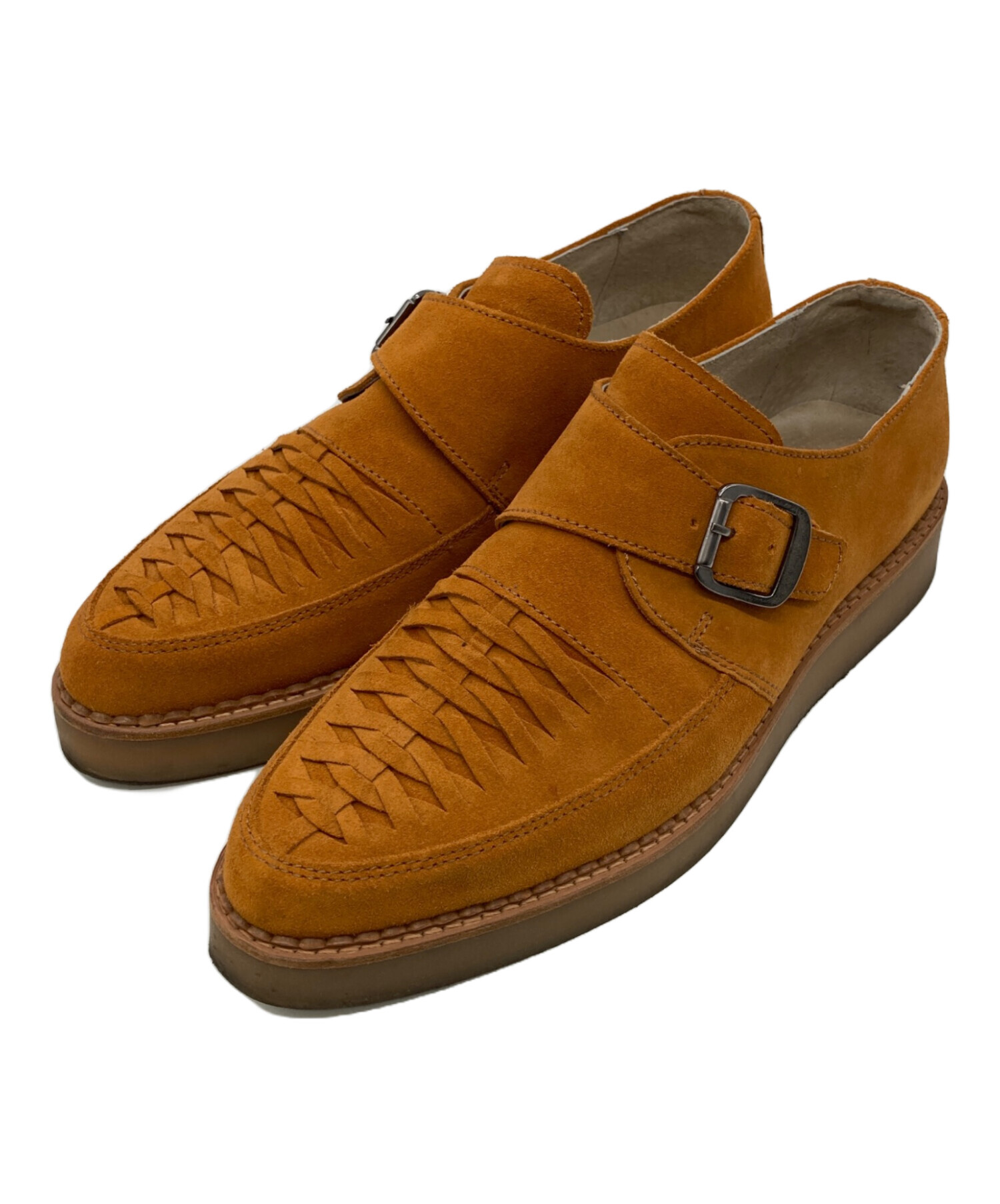 DIESEL ディーゼル スエード ドレスシューズ 中古・古着通販】DIESEL (ディーゼル) スウェードモンクストラップ