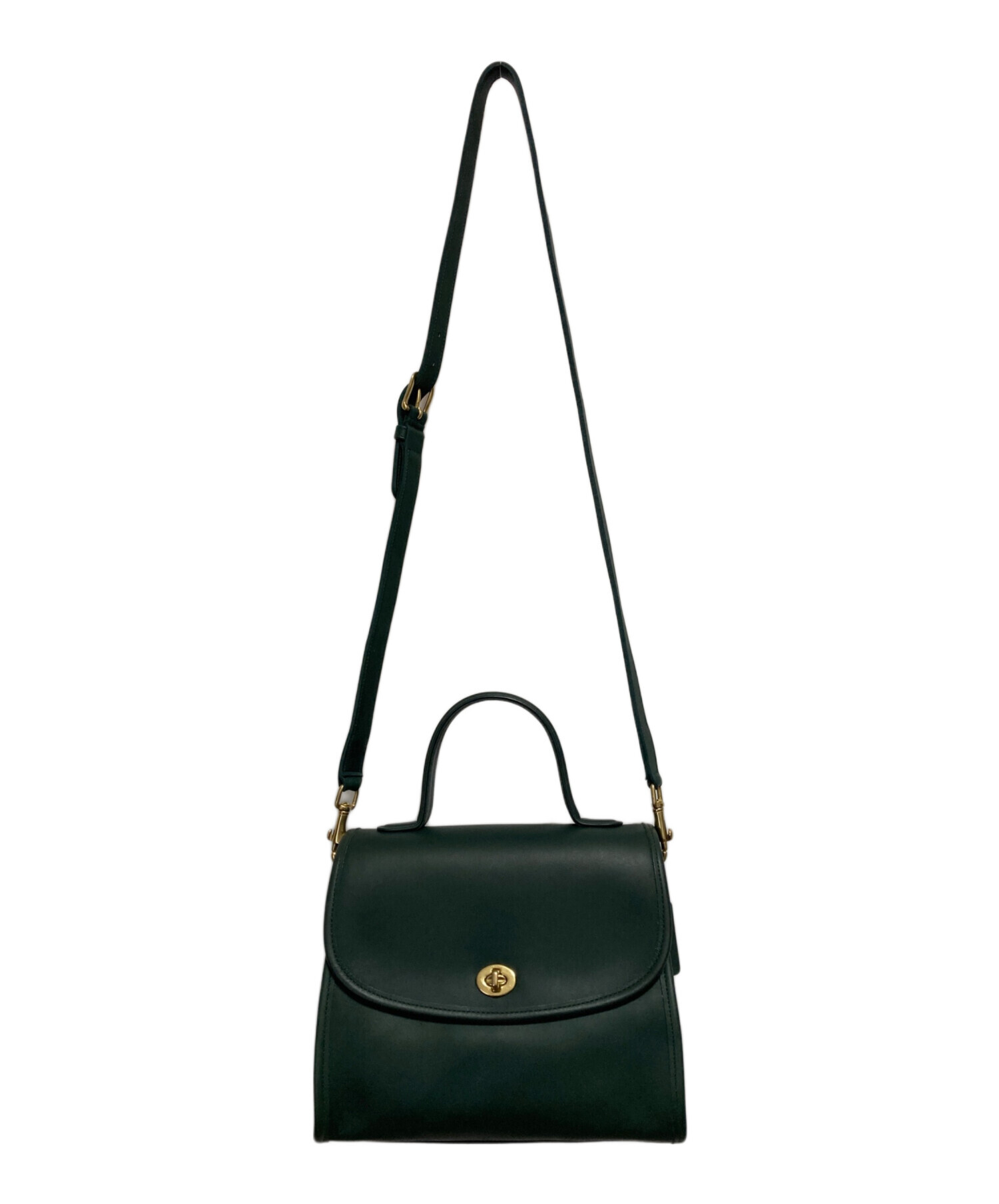 中古・古着通販】COACH (コーチ) ターンロックショルダーバッグ