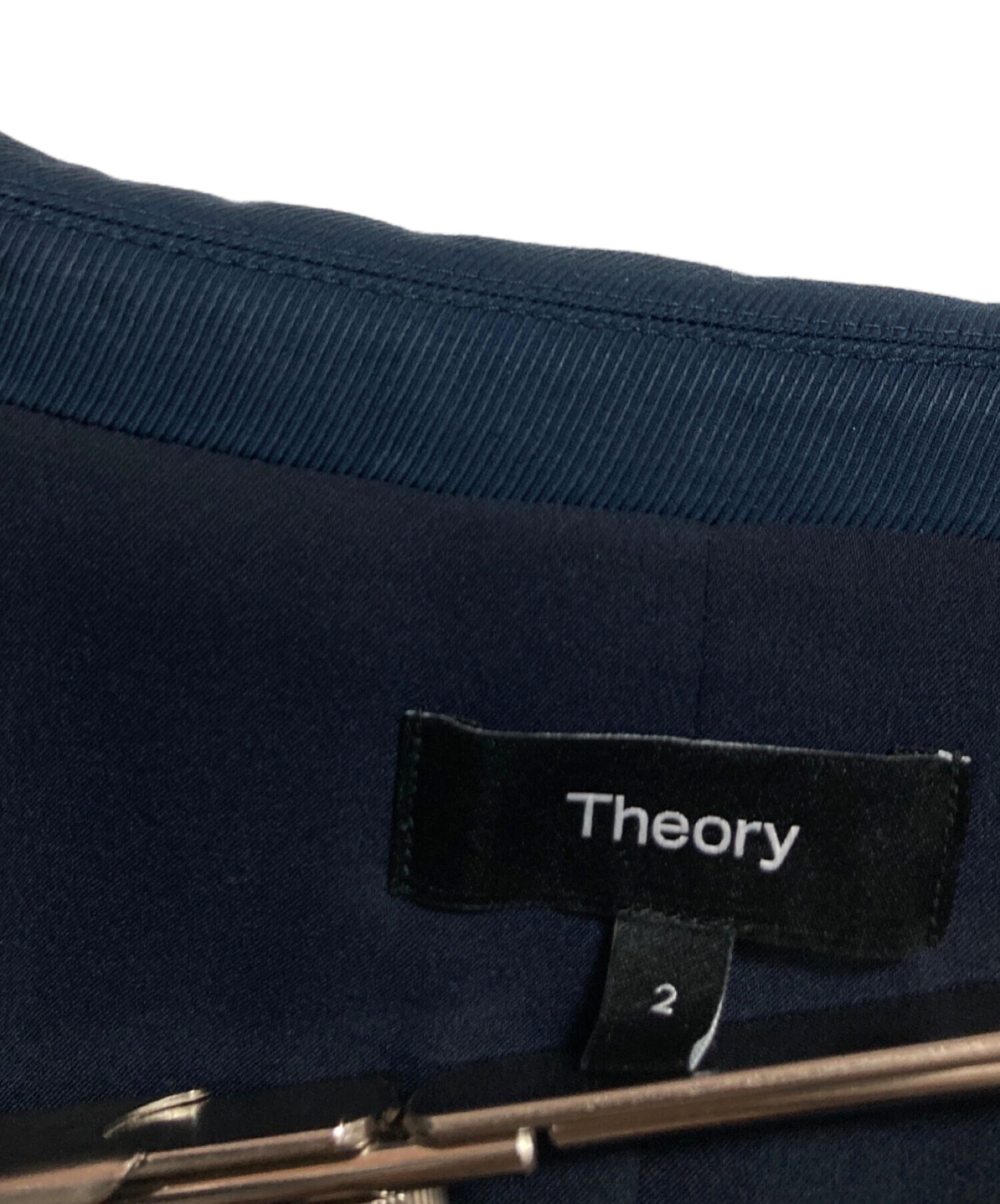 中古・古着通販】theory (セオリー) ダブルジャケット ネイビー サイズ