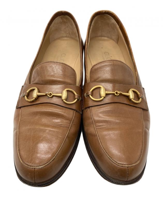 中古・古着通販】GUCCI (グッチ) ビットローファー ブラウン サイズ:38
