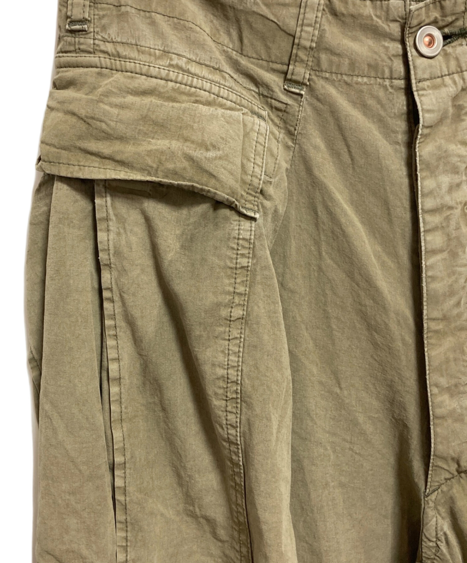 中古・古着通販】HERILL (ヘリル) 22SS Cargo Pants オリーブ 