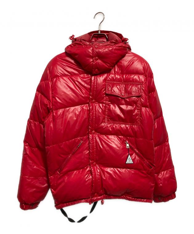 Moncler 赤いダウンジャケット 中古・古着通販】MONCLER (モンクレール) KARAKORUM ダウンジャケット