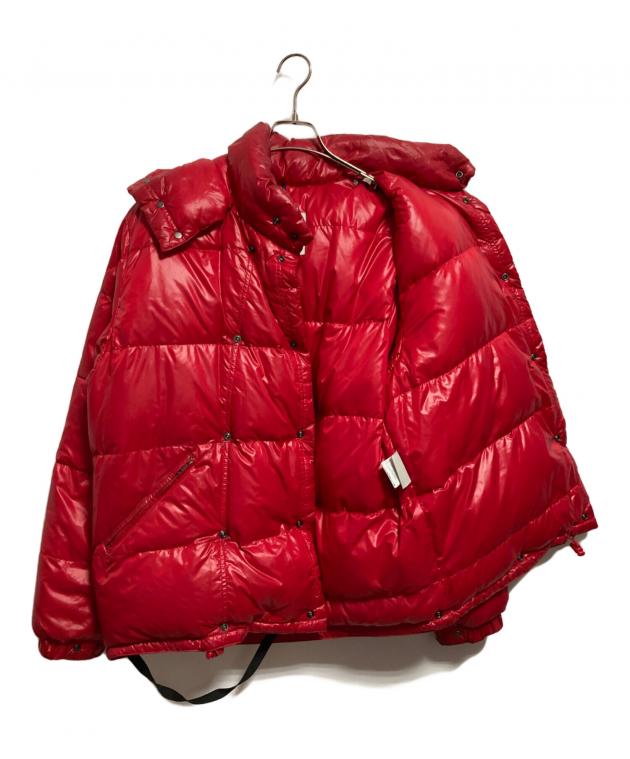 モンクレール MONCLER ダウントート パファートート 赤レッド ロゴ 収納 中古・古着通販】MONCLER (モンクレール) KARAKORUM ダウンジャケット