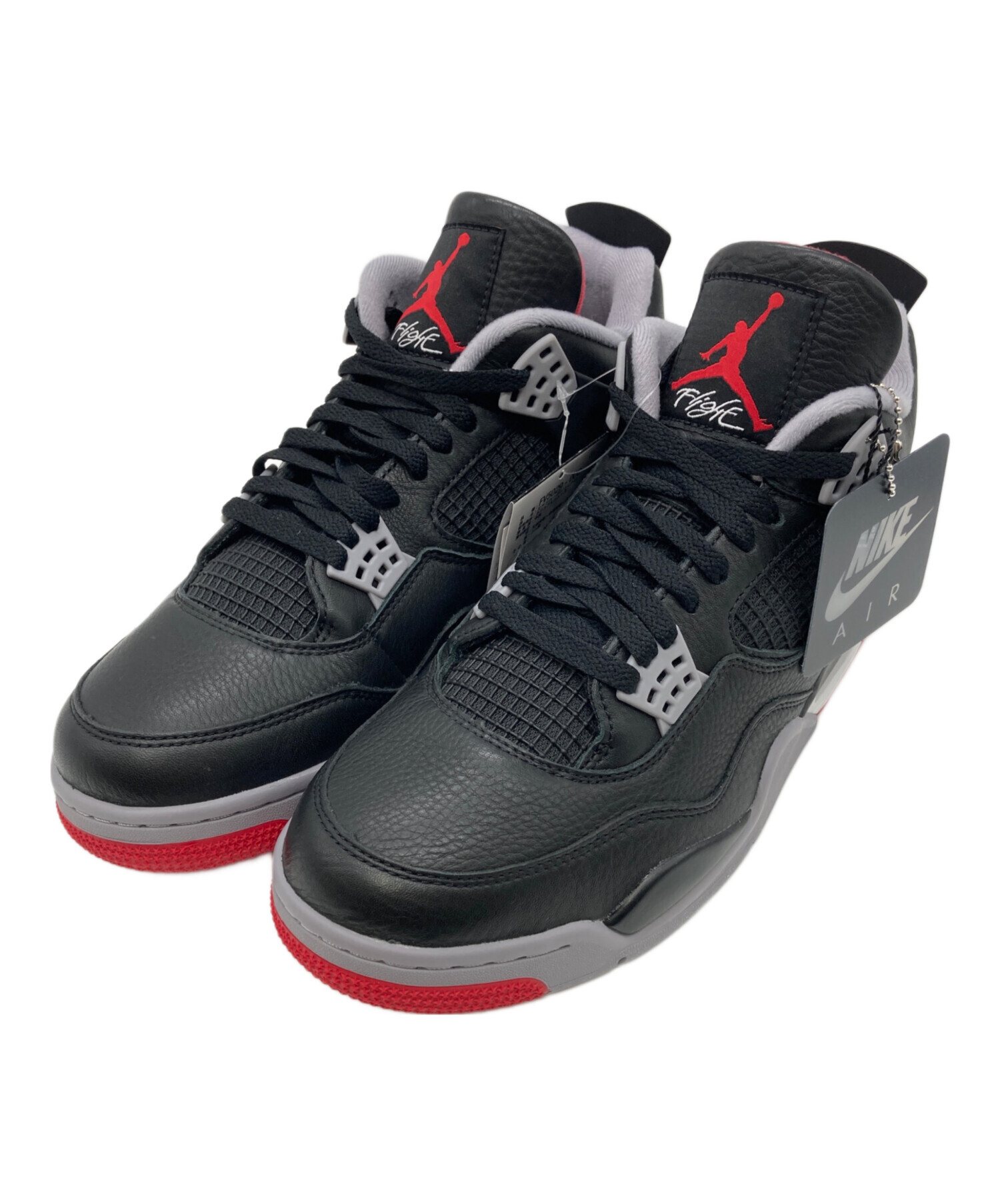 中古・古着通販】NIKE (ナイキ) AIR JORDAN 4 RETRO ブラック サイズ 