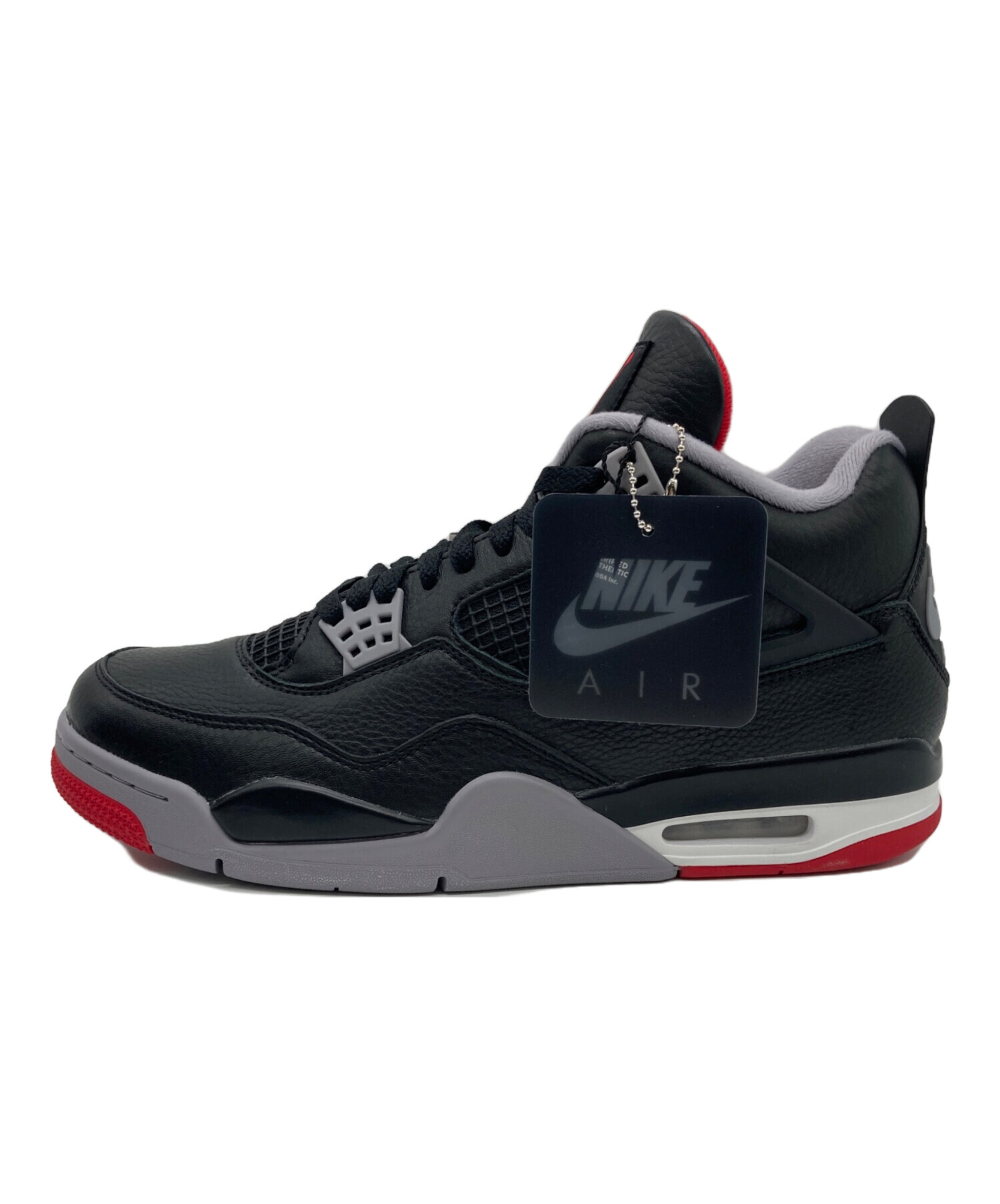 中古・古着通販】NIKE (ナイキ) AIR JORDAN 4 RETRO ブラック サイズ 