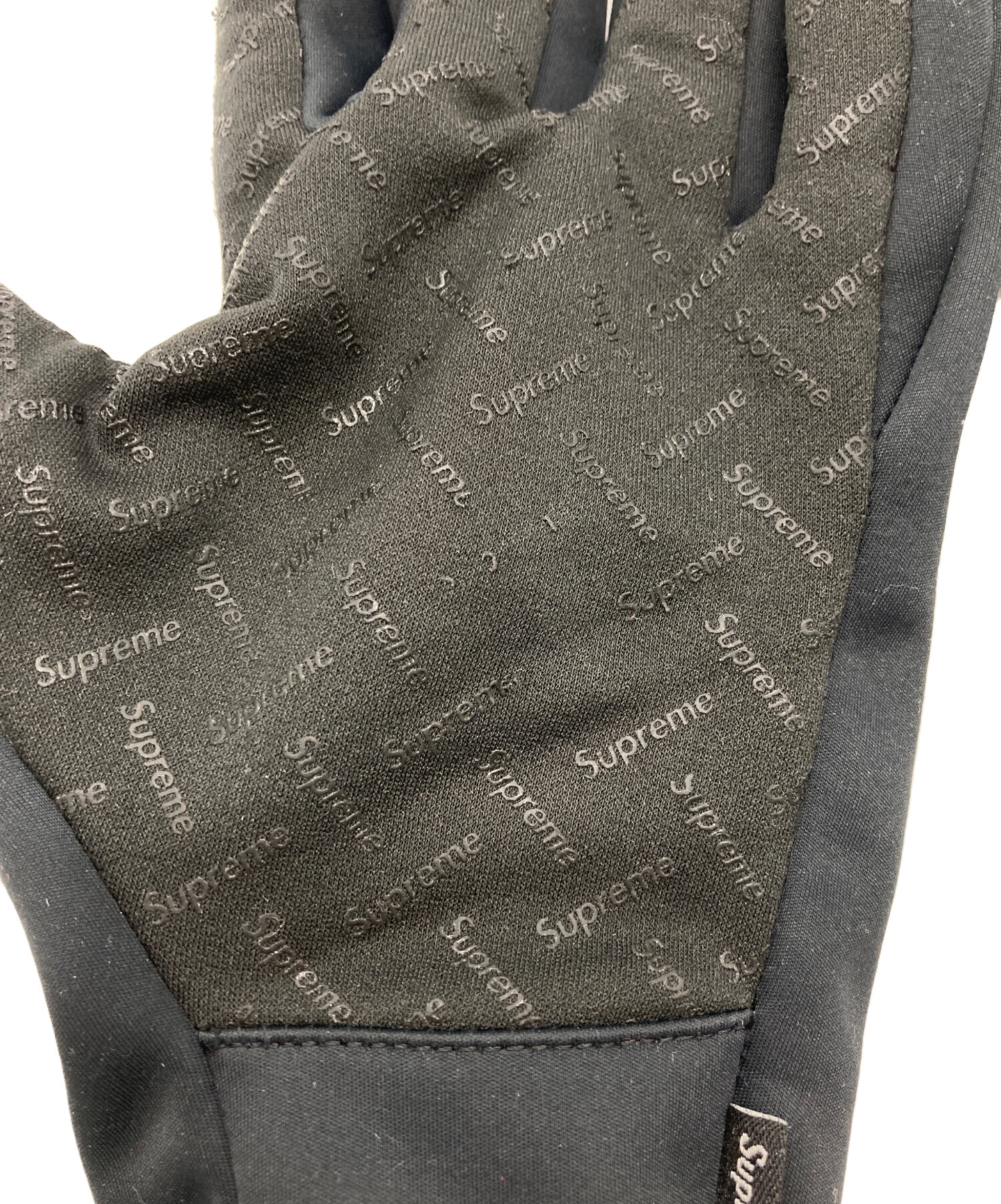 未使用品 supreme シュプリーム 手袋 2015 グローブ 2way 中古・古着通販】Supreme (シュプリーム) 手袋 ブラック｜ブランド