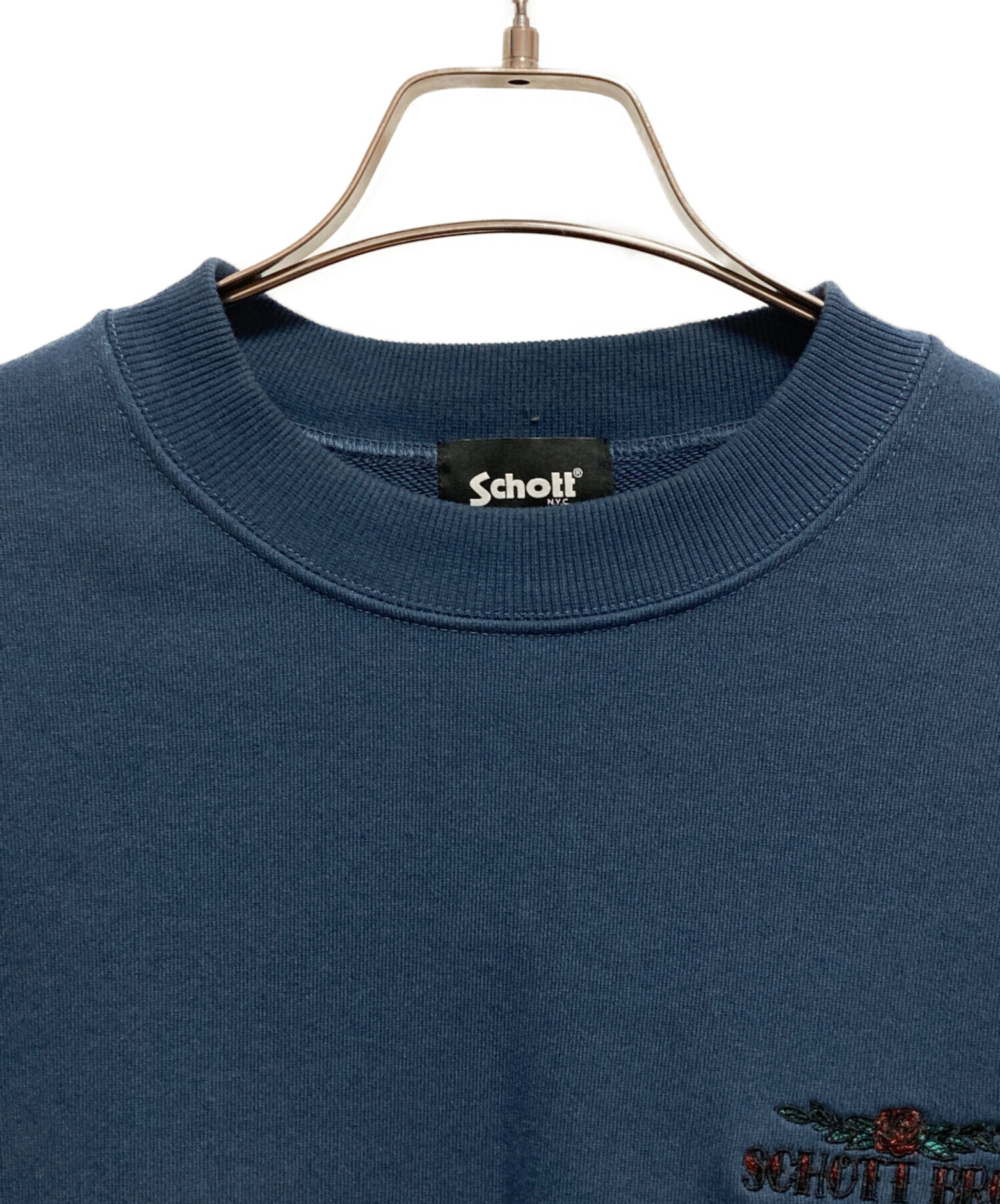 中古・古着通販】Schott (ショット) CREW SWEAT SHAKE HAND DRAGON 