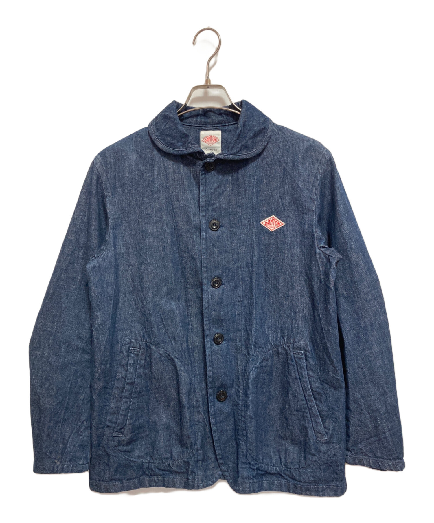 中古・古着通販】DANTON (ダントン) ラウンドカラーデニムジャケット 