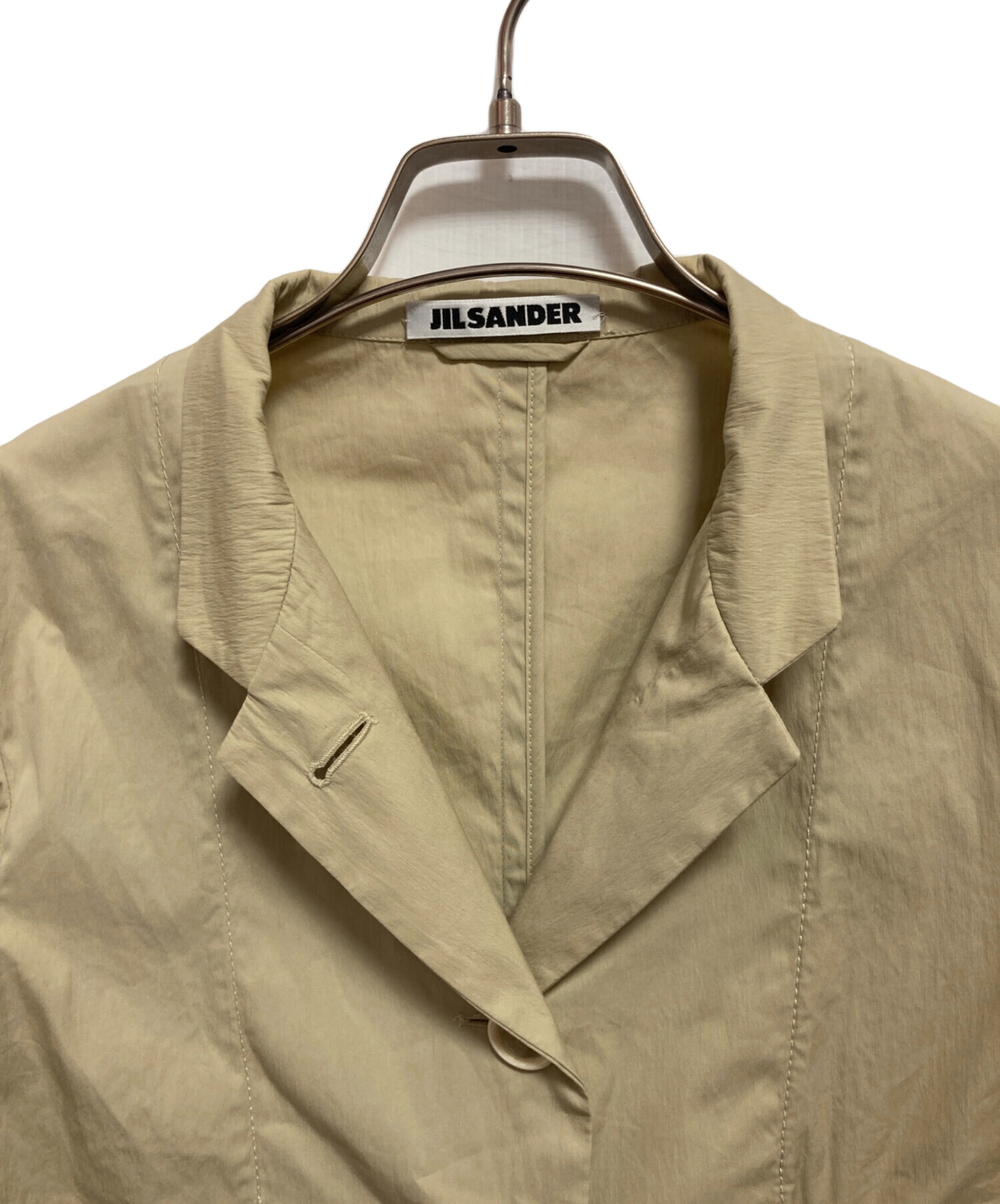 JIL SANDER ジルサンダー カーディガン 34(XS位) ベージュ 【古着】【中古】 中古・古着通販】JIL SANDER (ジルサンダー) カシミヤ100