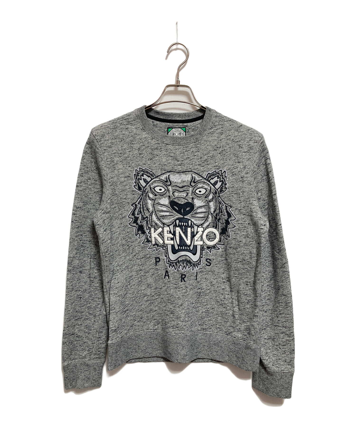 中古・古着通販】KENZO (ケンゾー) タイガー刺繍スウェット グレー