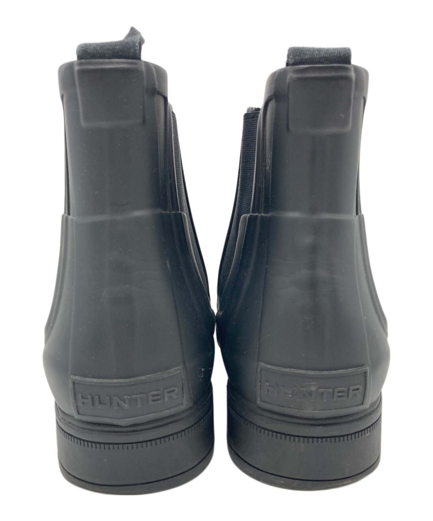 中古・古着通販】HUNTER (ハンター) レインブーツ ブラック サイズ:UK8